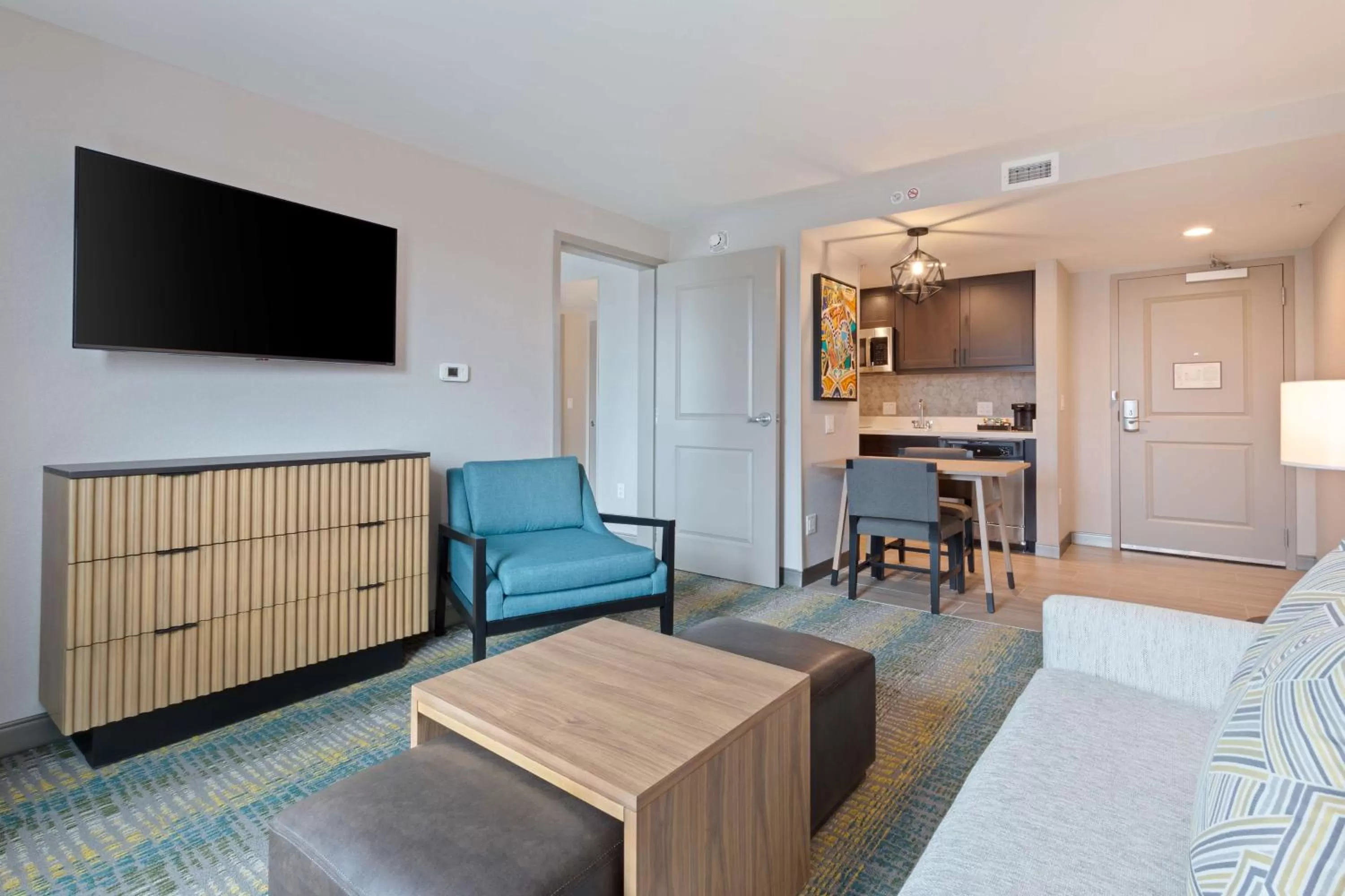 Bedroom in Homewood Suites by Hilton St Augustine San Sebastian