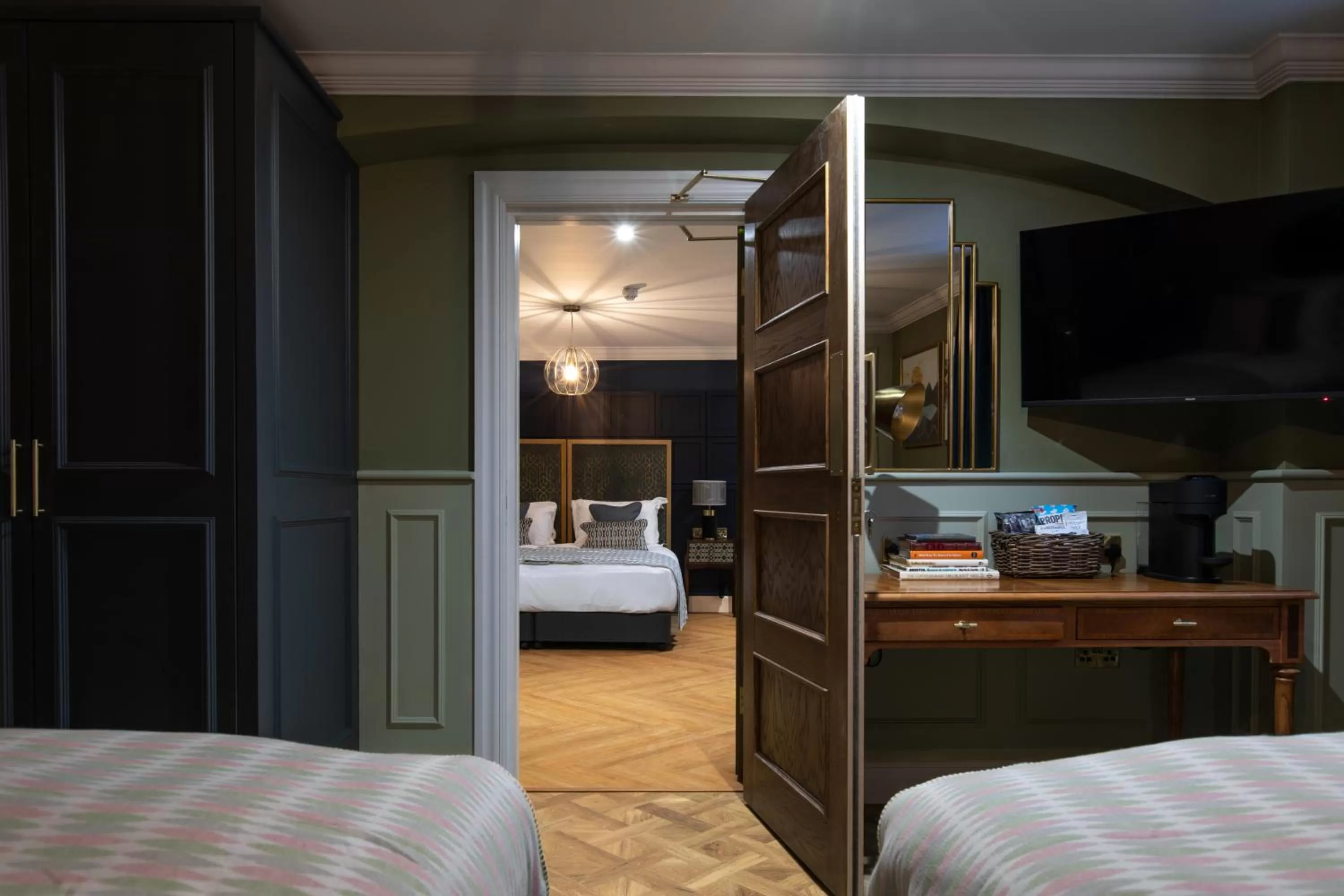 Bedroom, TV/Entertainment Center in Hort's Townhouse