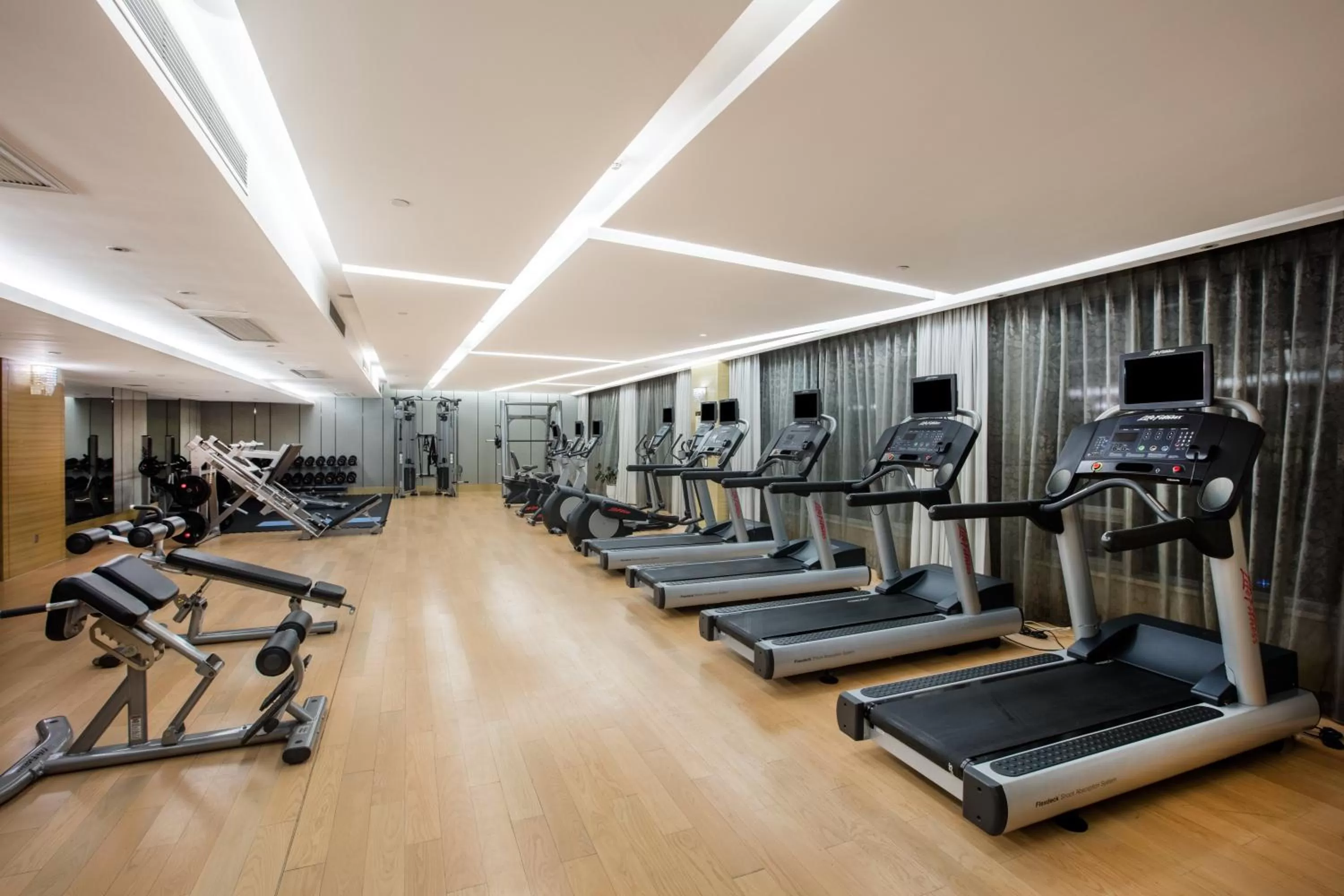 Fitness centre/facilities in Crowne Plaza Nanjing Jiangning by IHG
