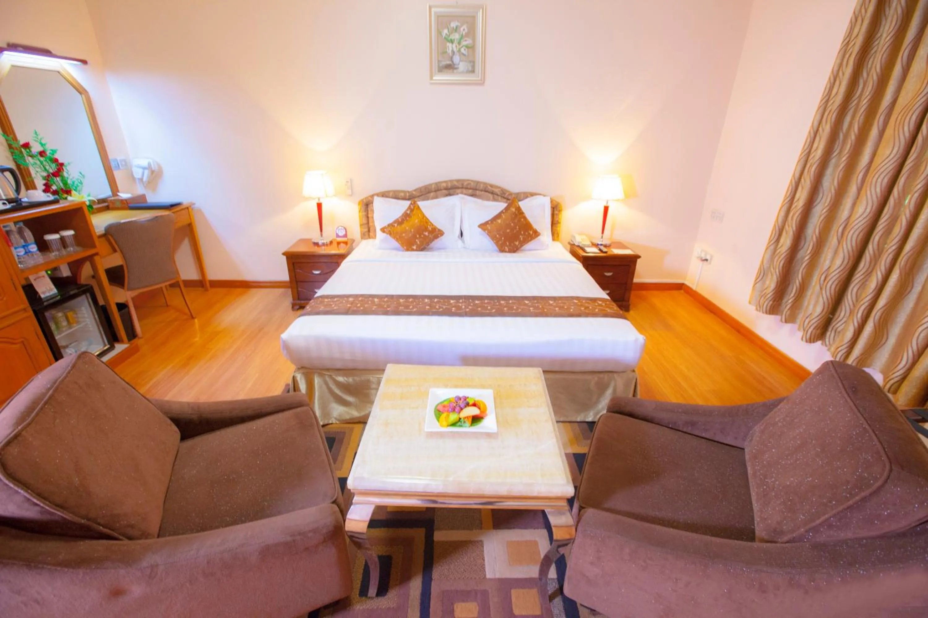 Bed in Grand Palace Hotel