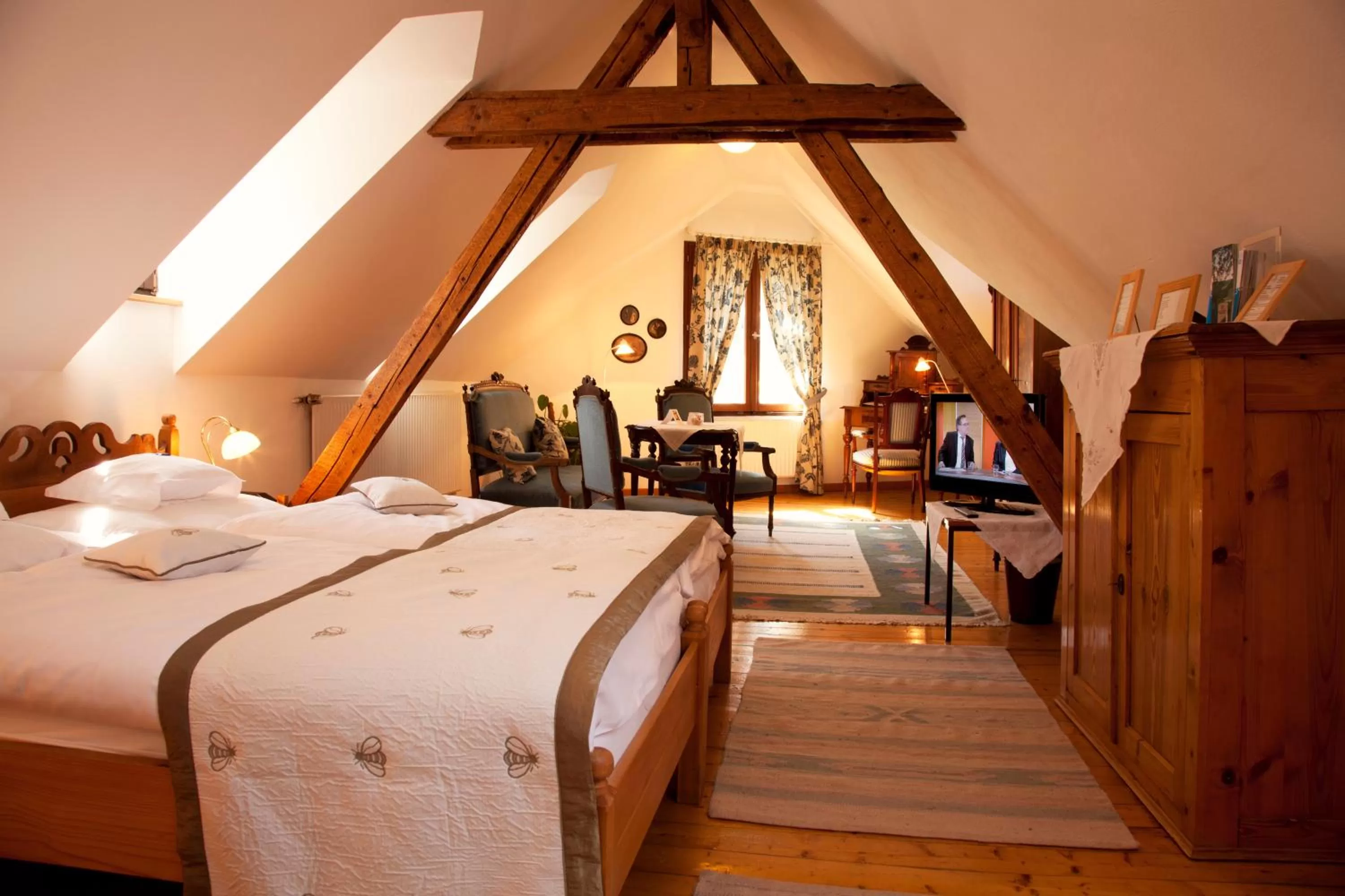 Photo of the whole room, Bed in Romantik Hotel Alte Vogtei