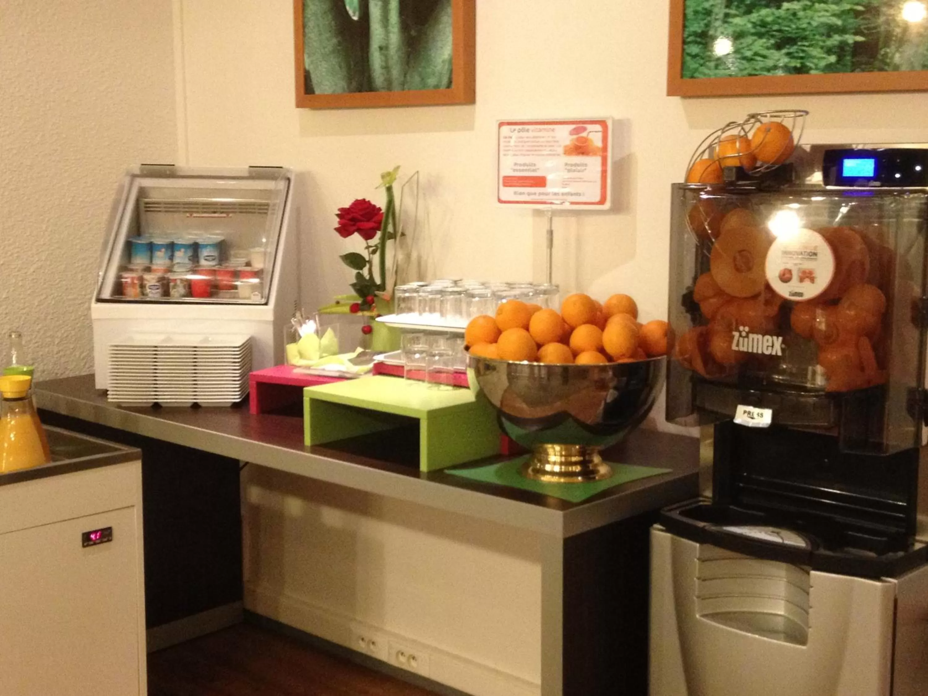 Food and drinks in ibis Styles Besançon