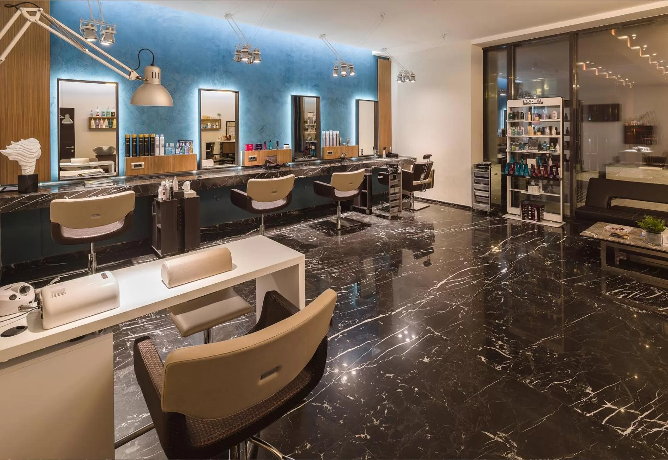 Area and facilities in Sky Blue Hotel & Spa