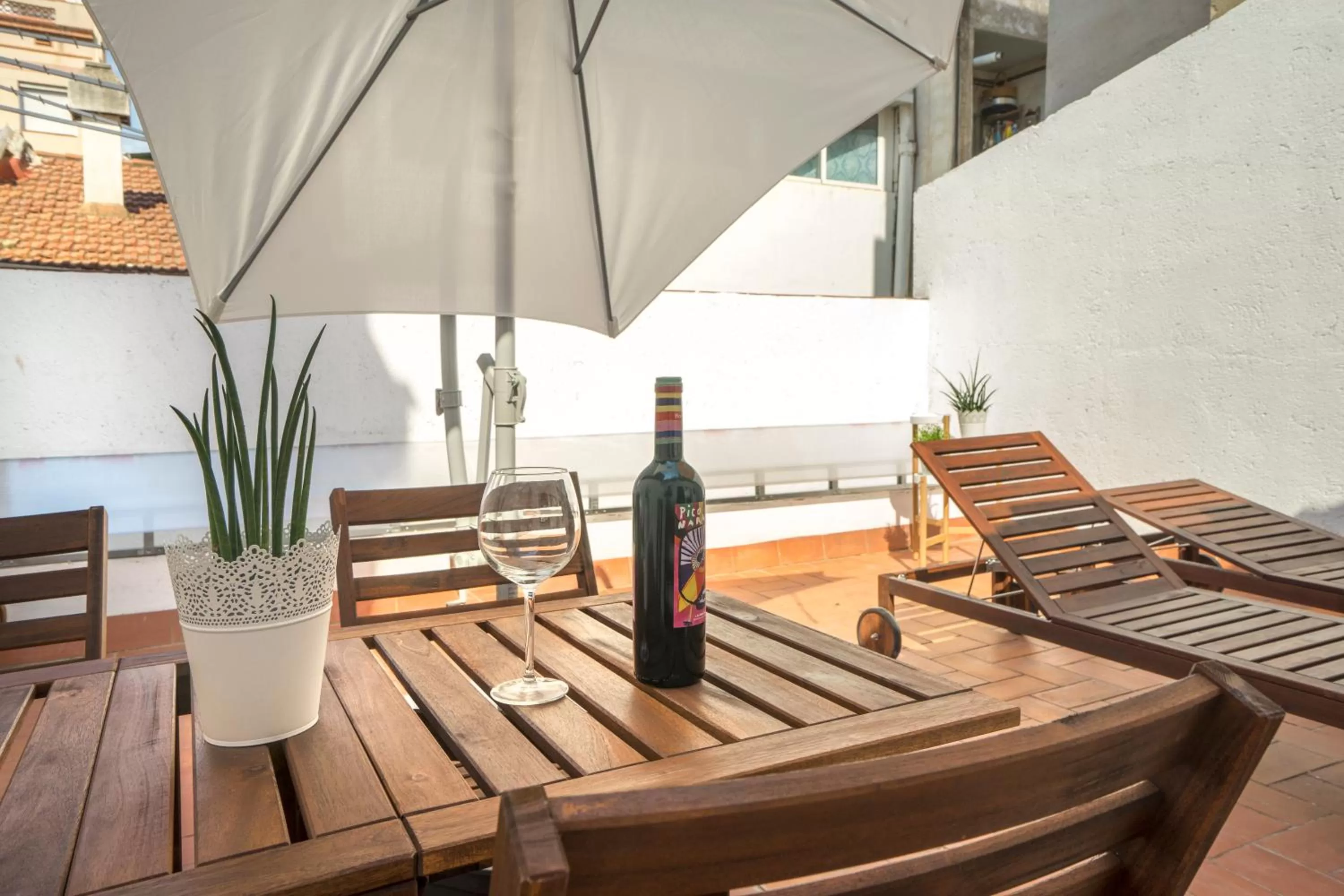 Balcony/Terrace in Hotelito Boutique Cinca