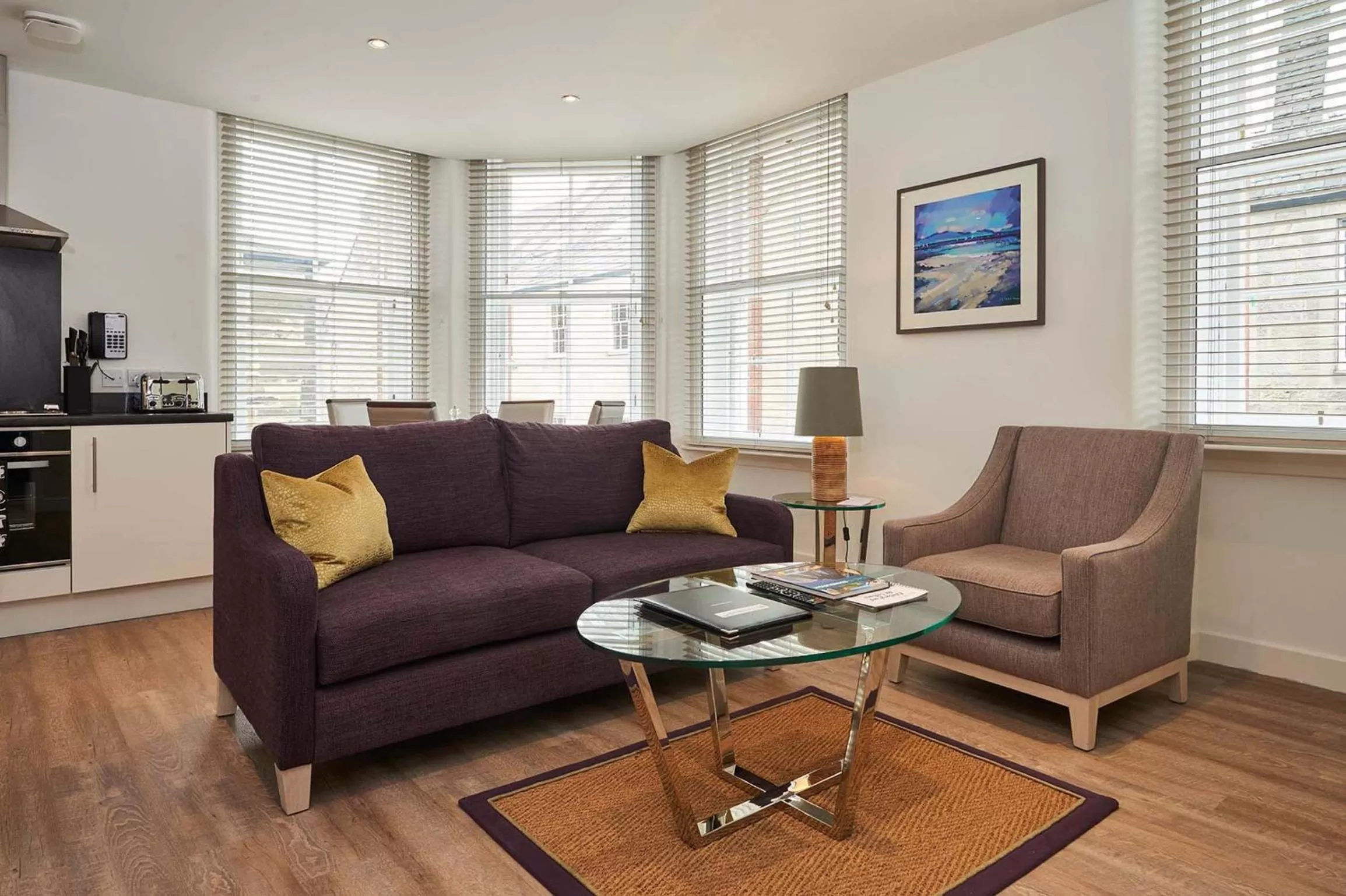 Living room in Braid Apartments by Mansley