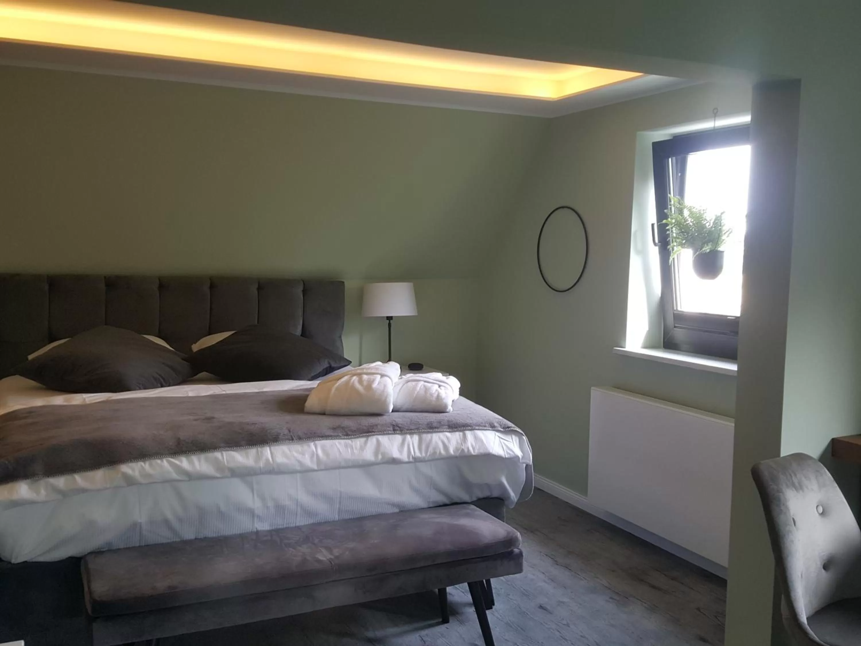 Bed in Hotel Hilleringmann