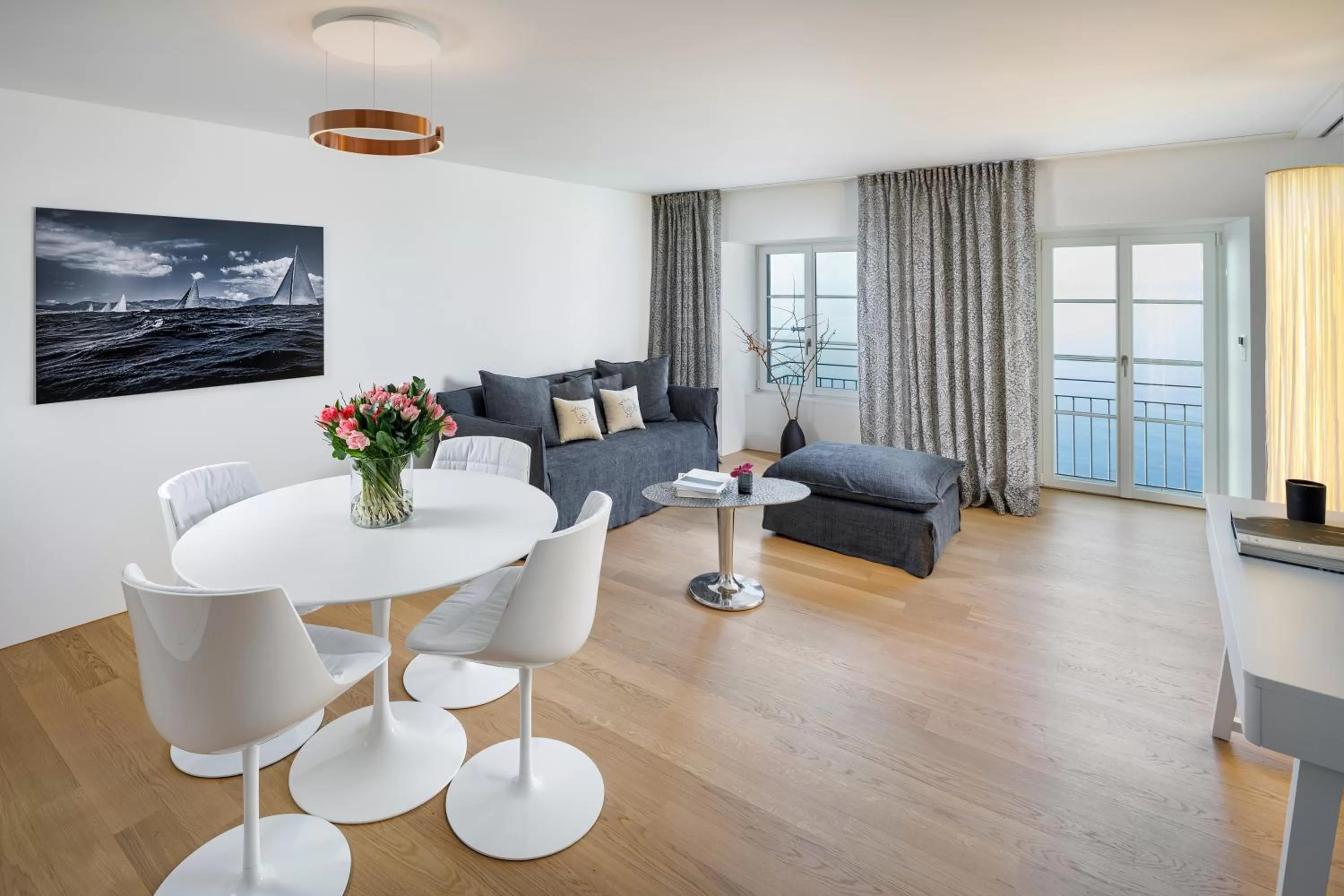 Living room in La Colombe Boutique Hotel