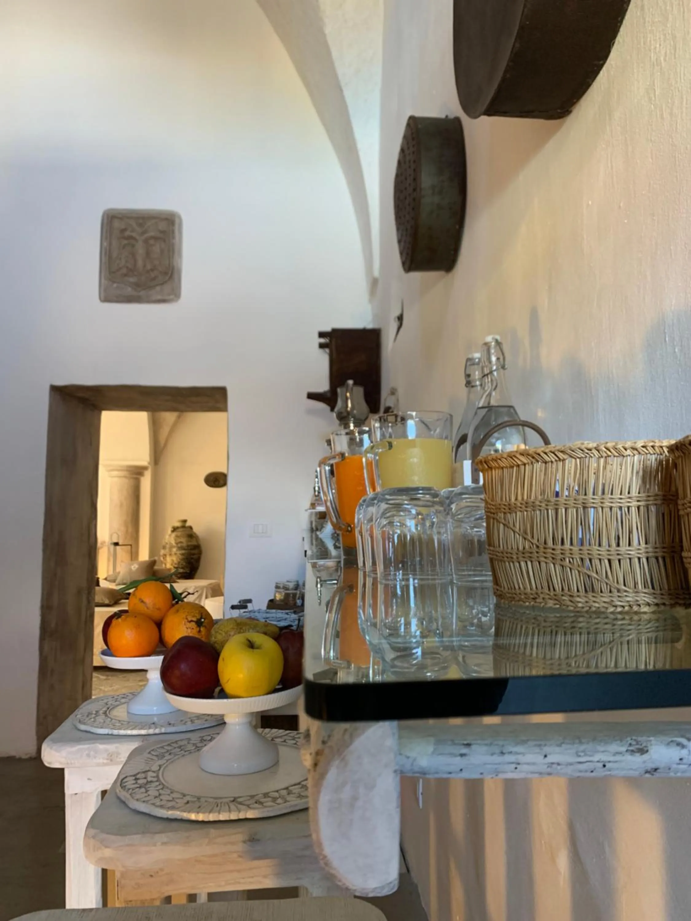 Food and drinks in Palazzo Castriota