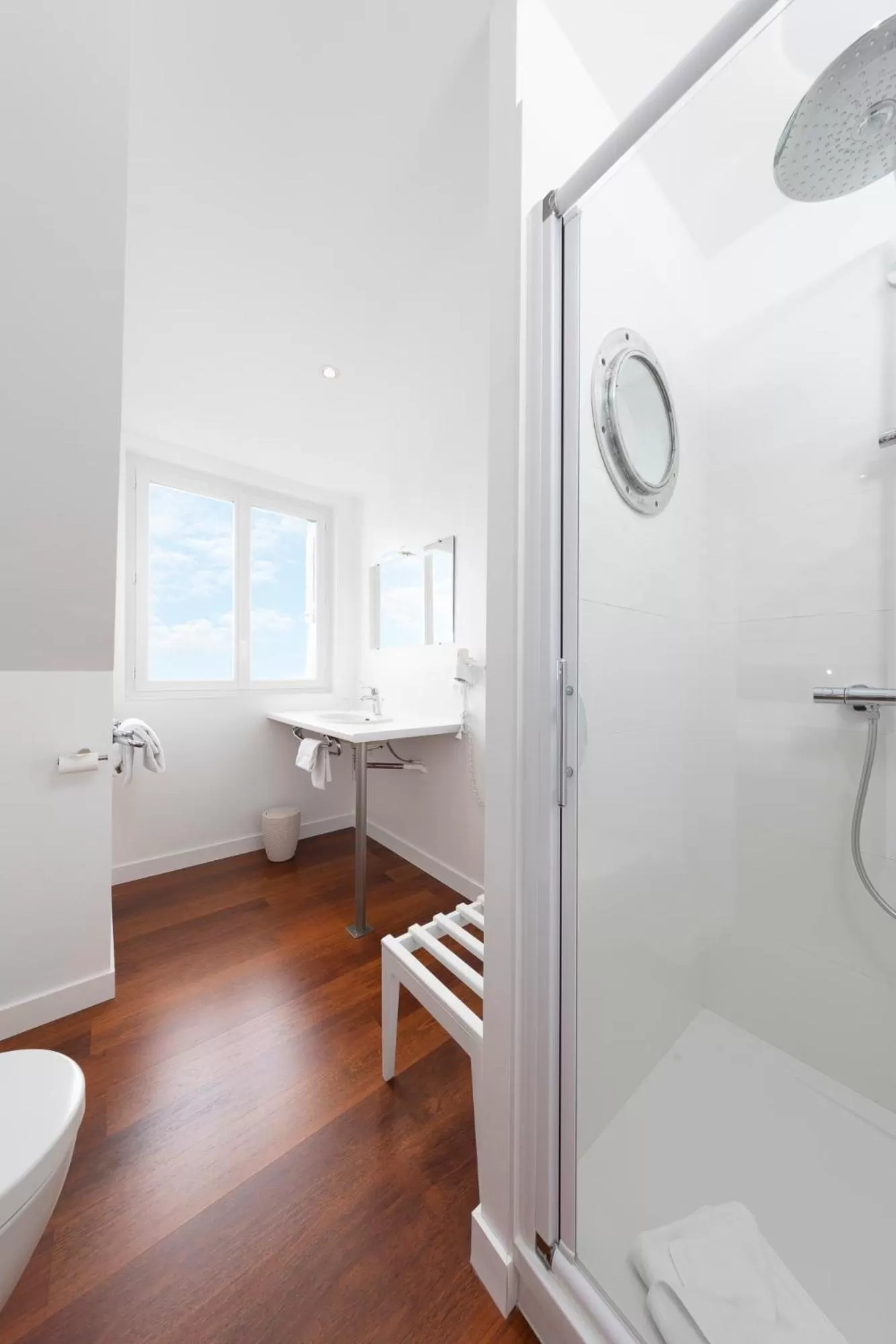 Shower, Bathroom in Hotel Restaurant Spa De La Citadelle Lorient