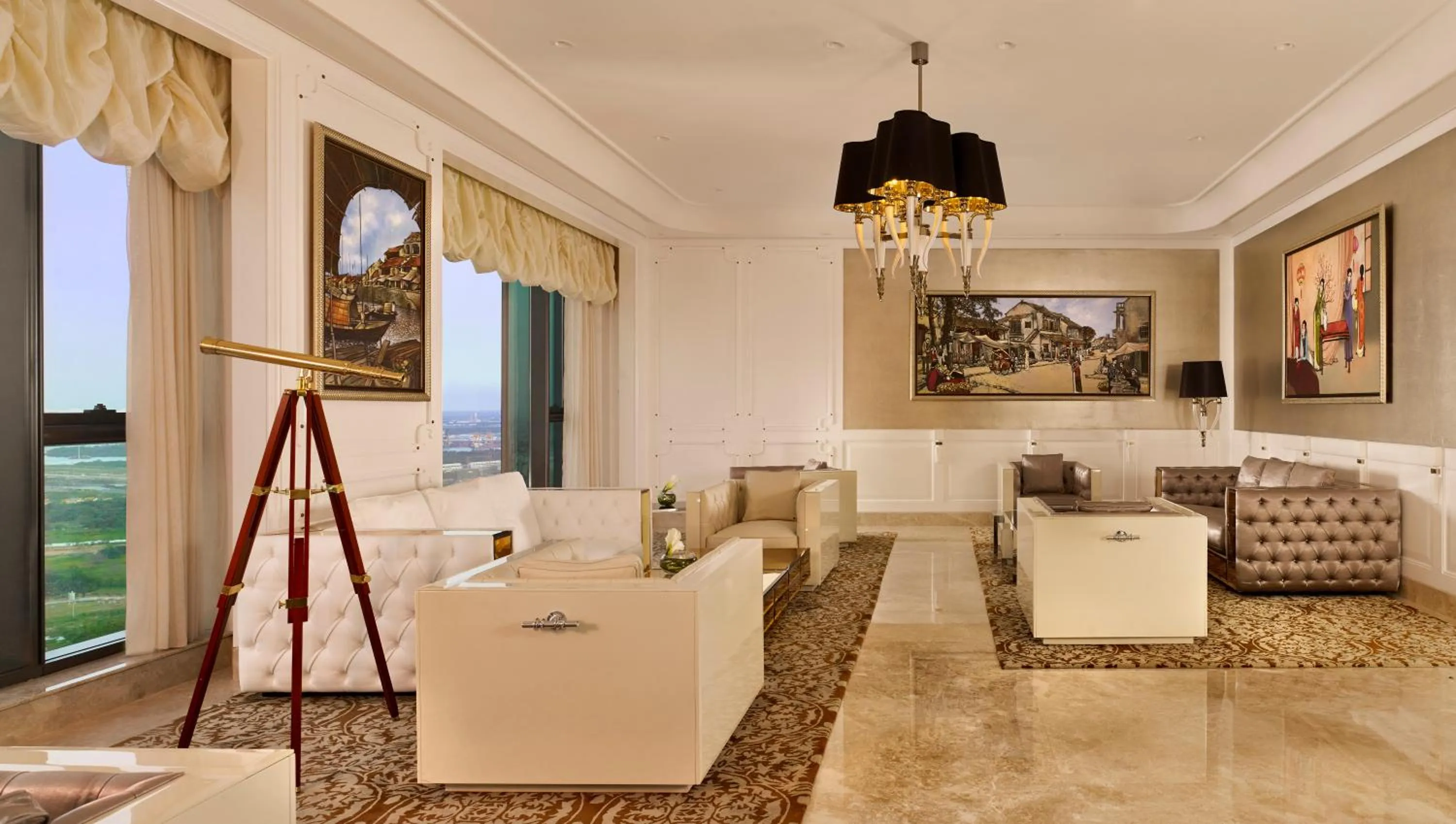 Lounge or bar in The Reverie Saigon Residential Suites