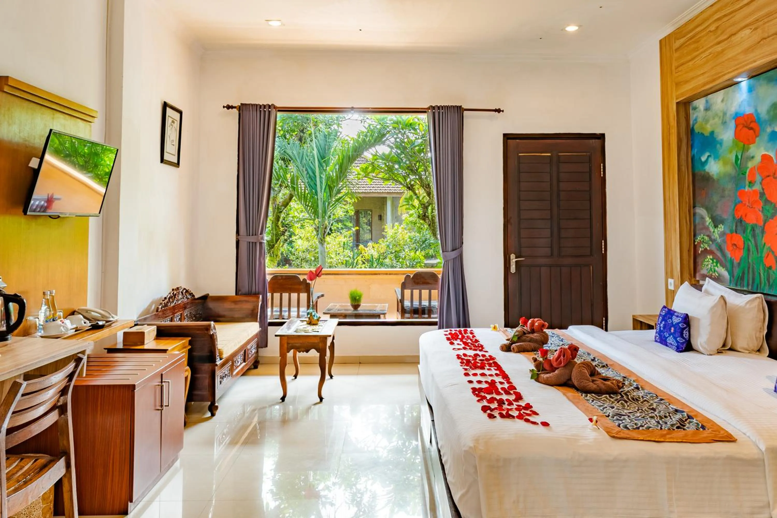 Property building, Bed in Dewangga Ubud