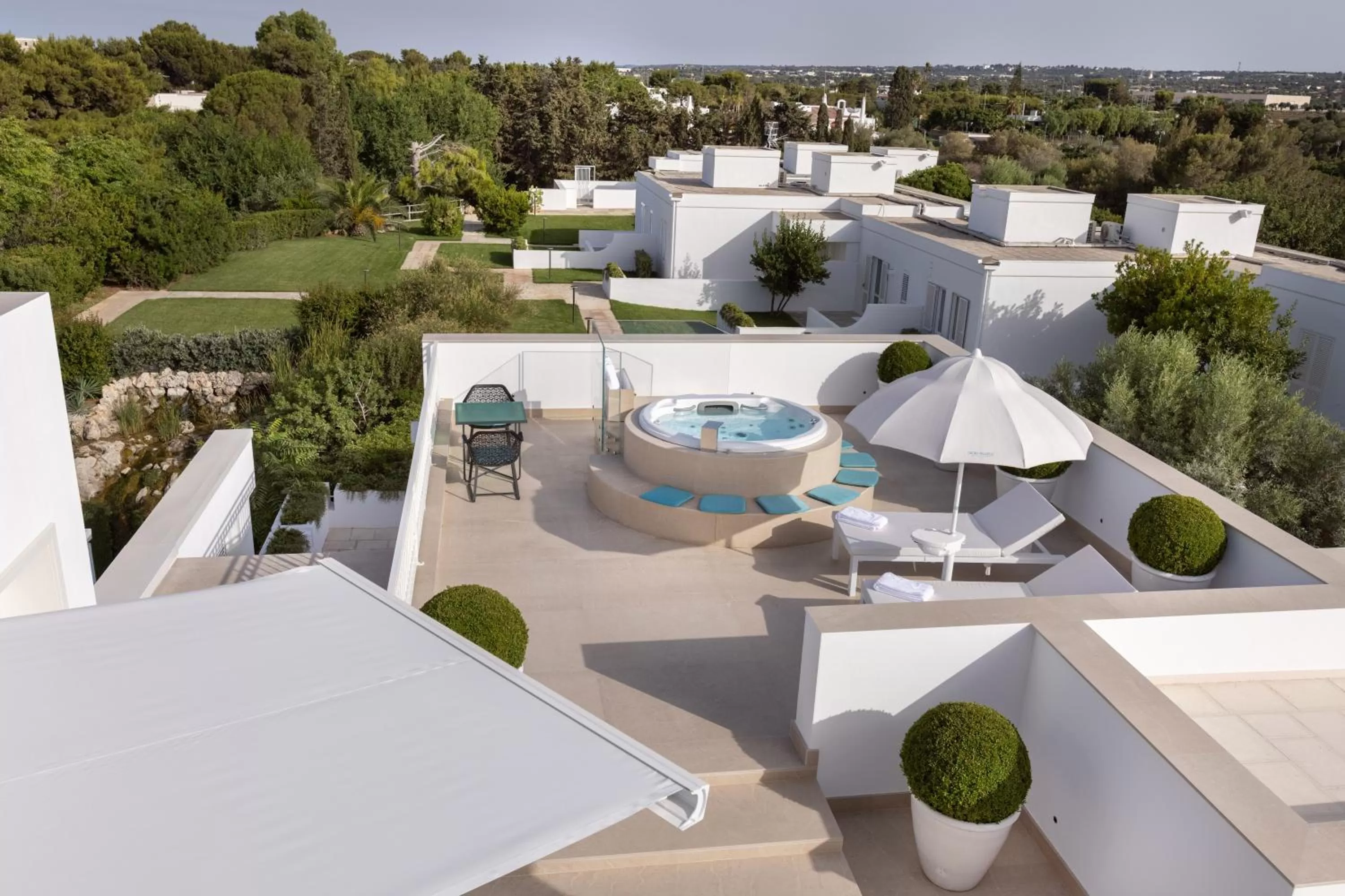 Balcony/Terrace in Grotta Palazzese Beach Hotel