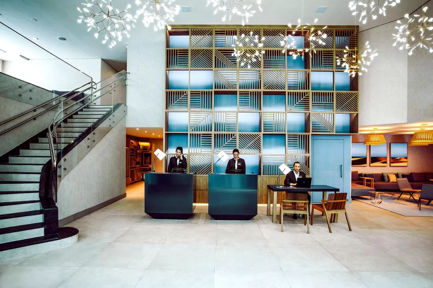 Lobby or reception in Radisson Oscar Freire