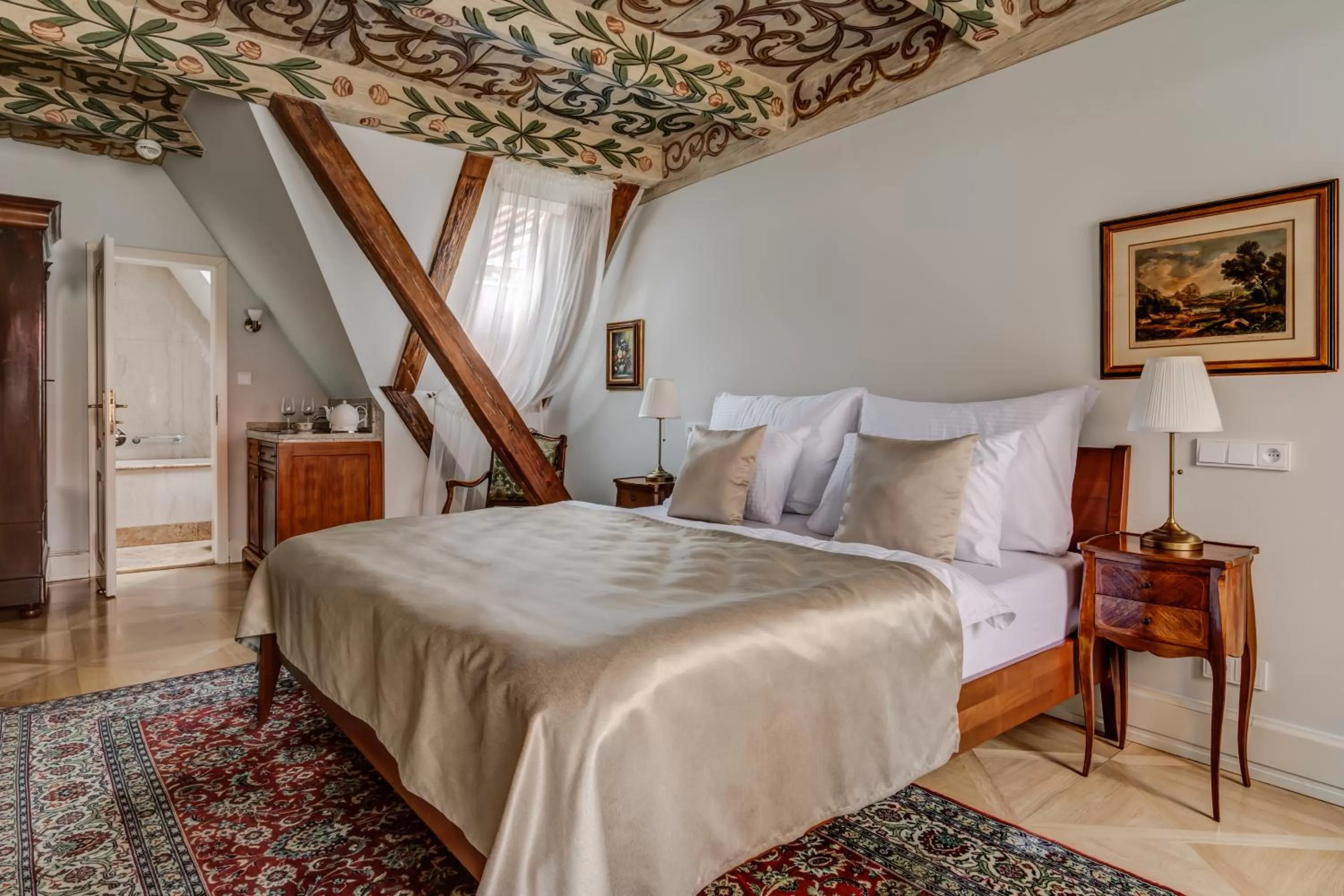 Bed in Hotel Nerudova 211