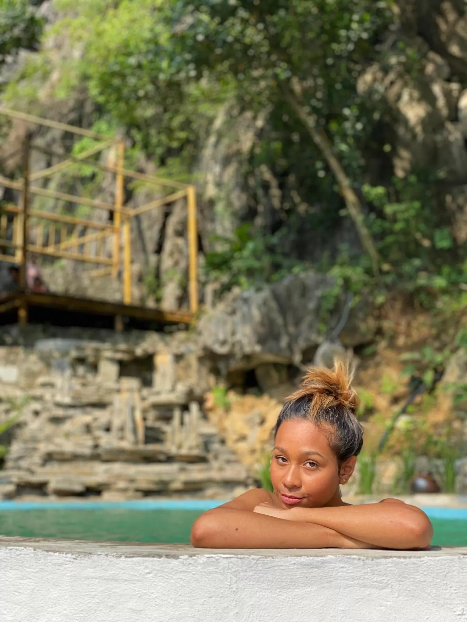 Swimming pool in Trang An Lamia Bungalow