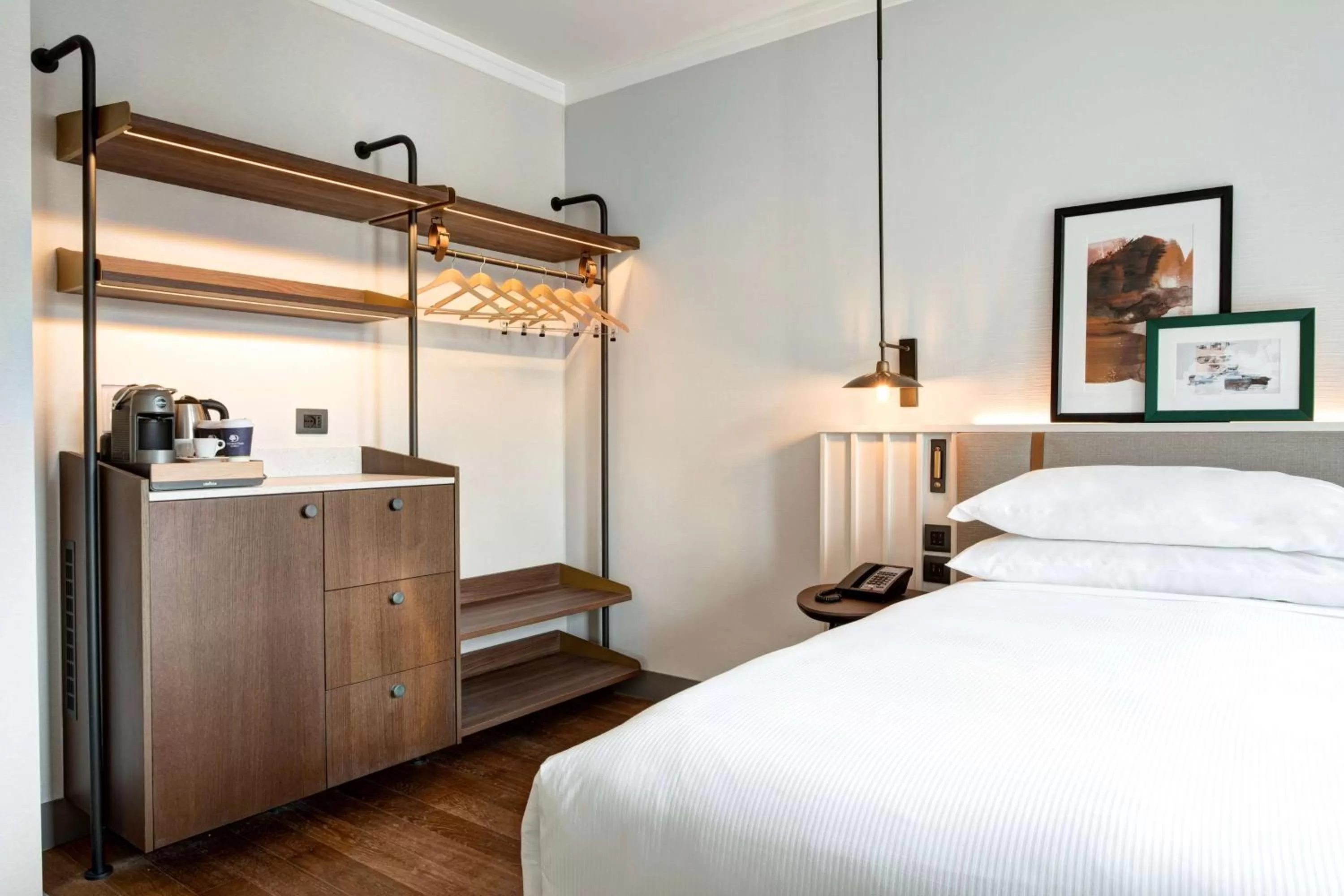 Bed in DoubleTree By Hilton Rome Monti