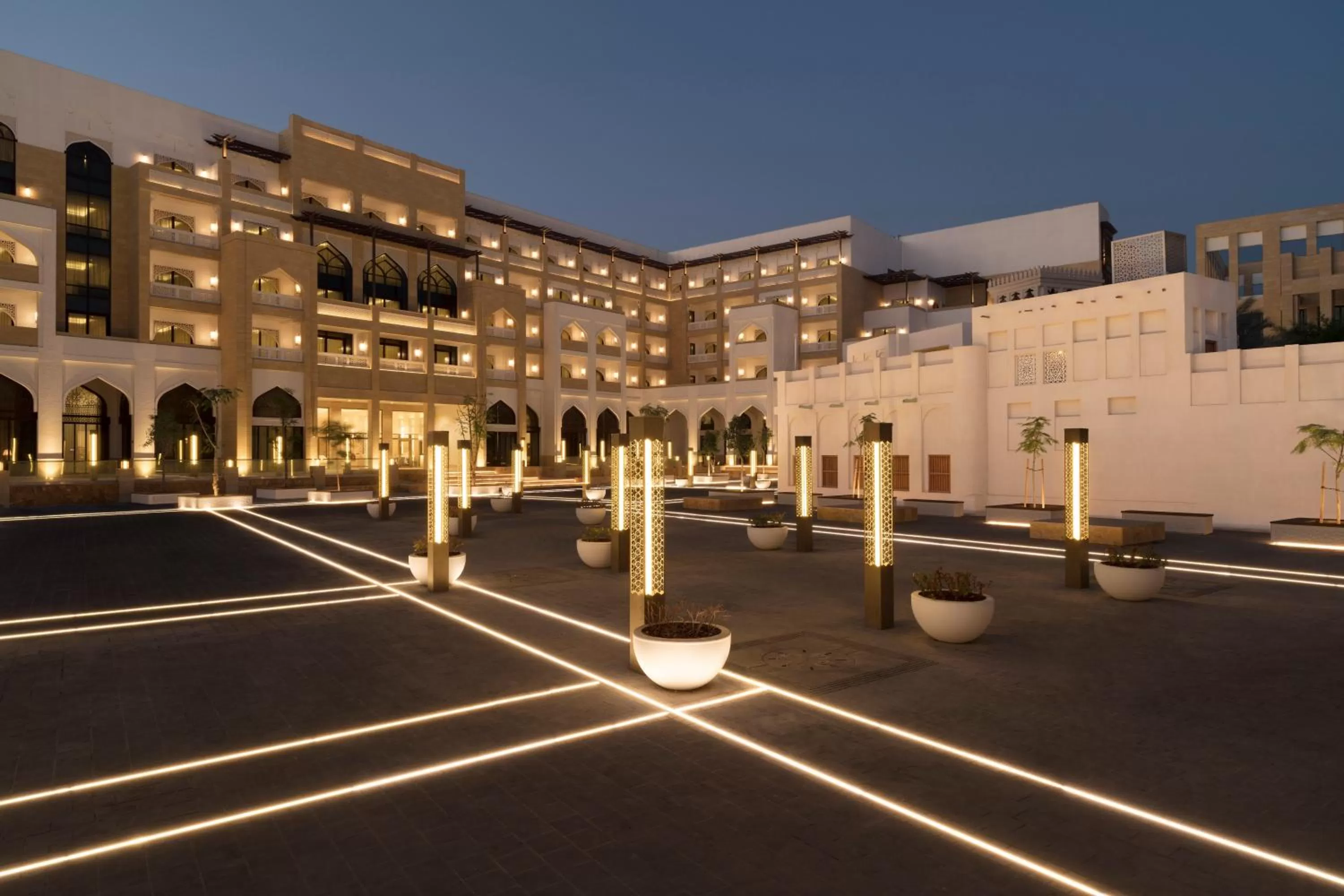 Property building in Al Najada Doha Hotel by Tivoli