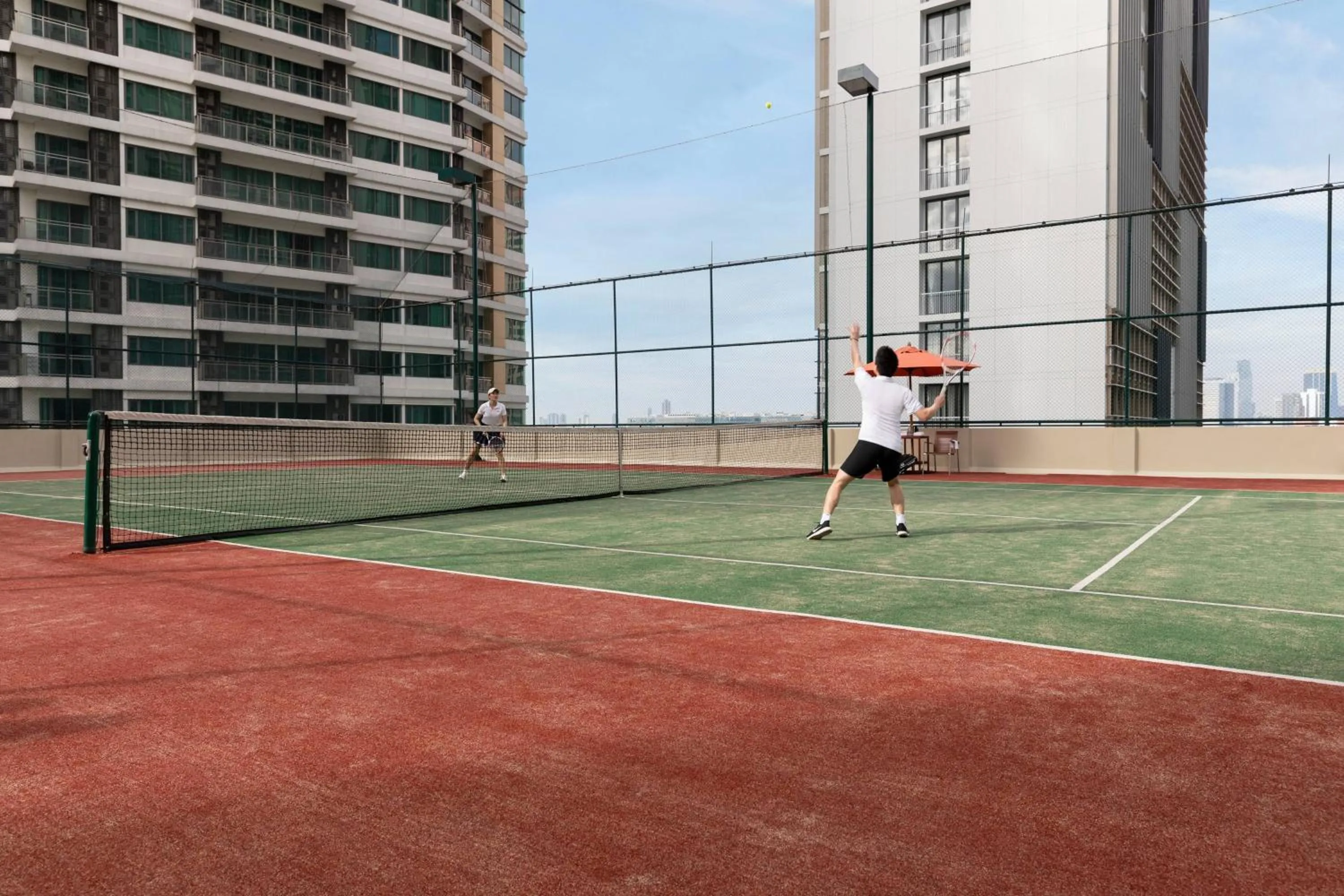 Tennis court in Marriott Executive Apartments Sukhumvit Park, Bangkok