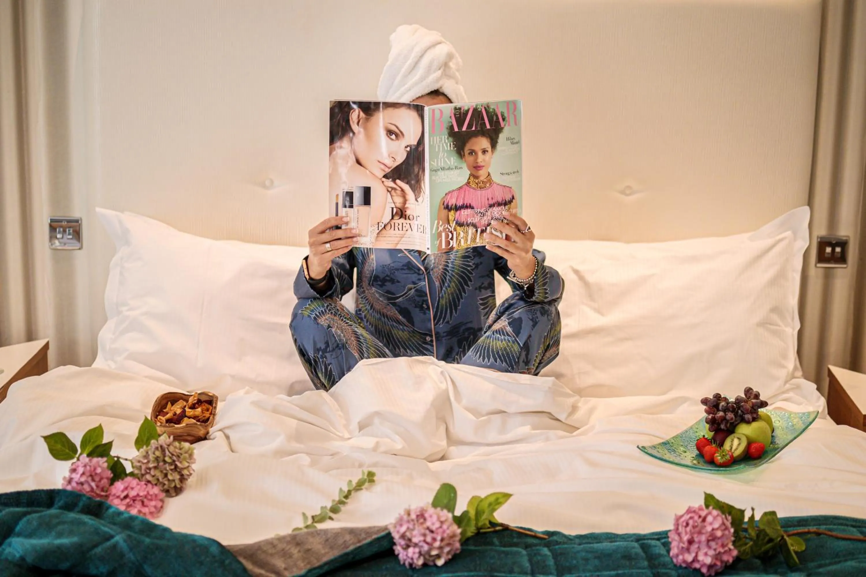 Bed in Rowhill Grange Hotel & Utopia Spa