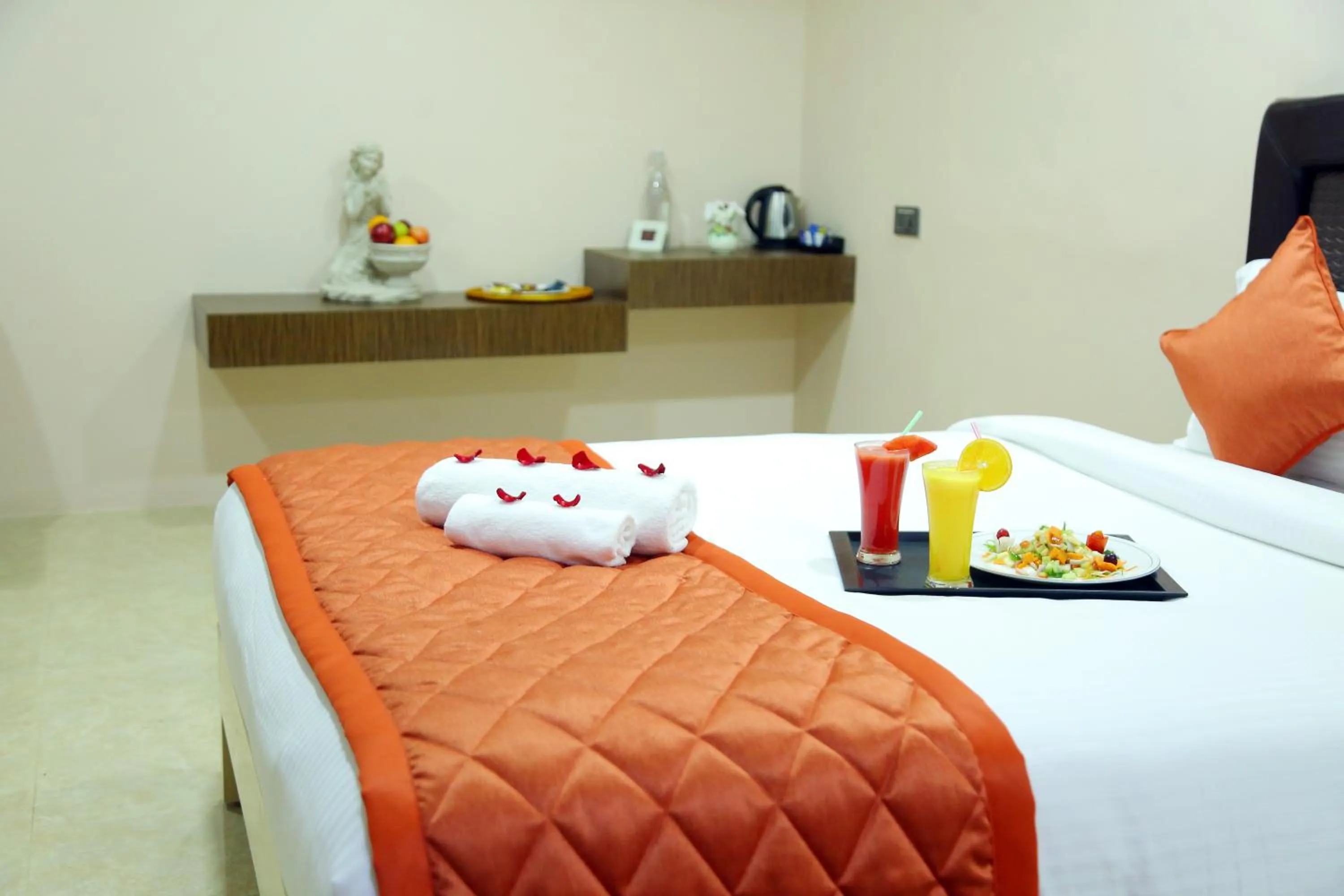 Decorative detail, Bed in Athena Hotel