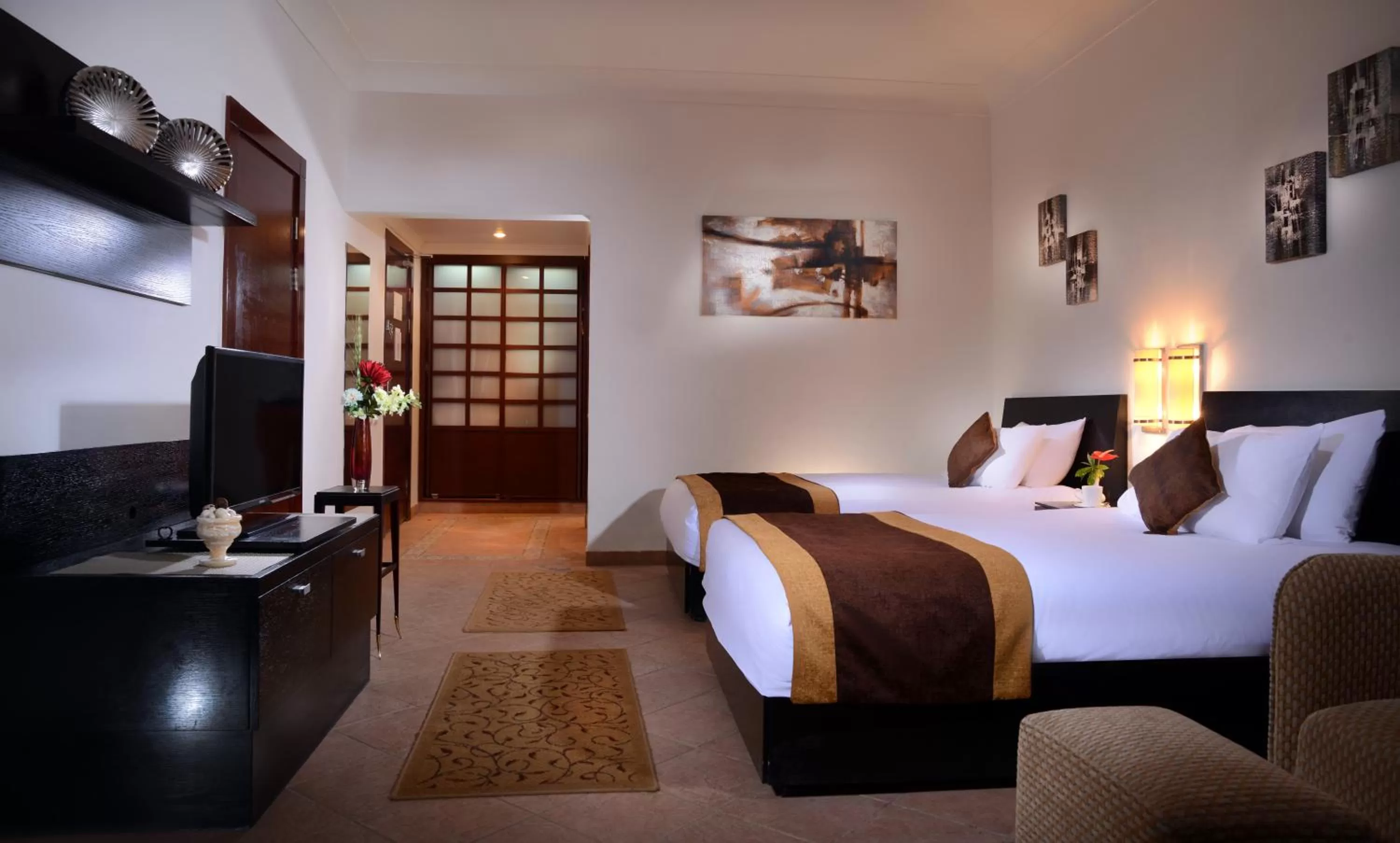 Sea view, Bed in Mövenpick Resort El Sokhna