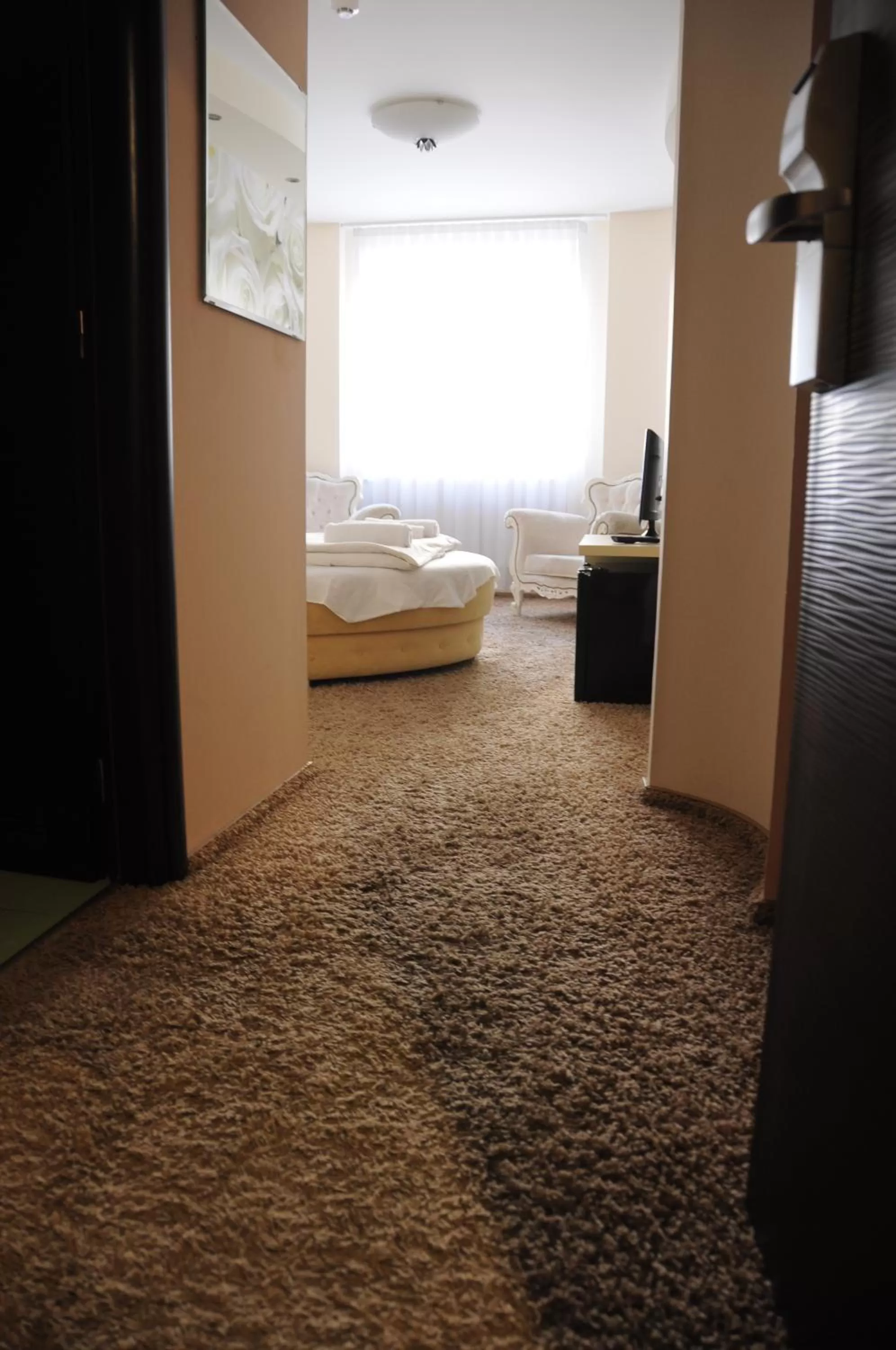 Decorative detail, Bed in Green Hotel Budapest