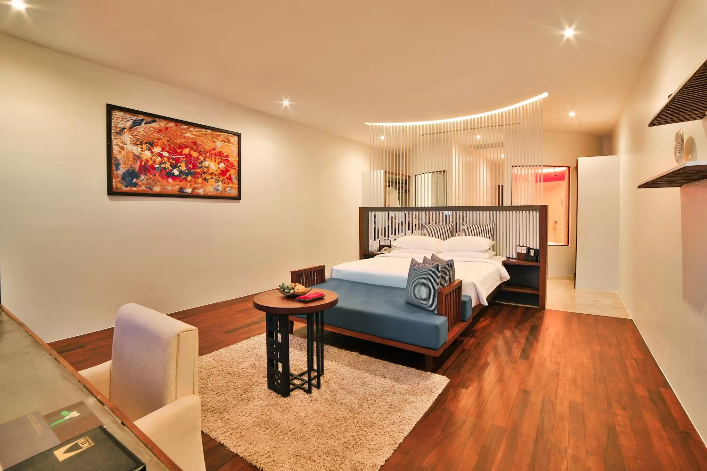 Bathroom, Bed in The Villa by Metta