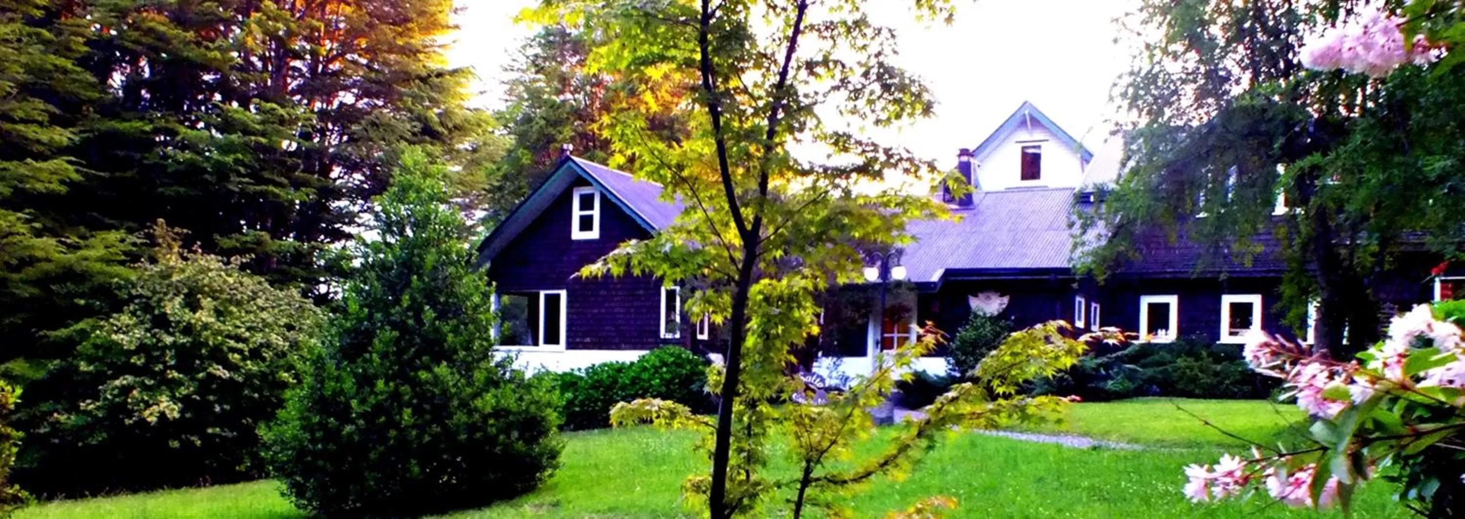 Facade/entrance, Property Building in Hotel Salto del Carileufu