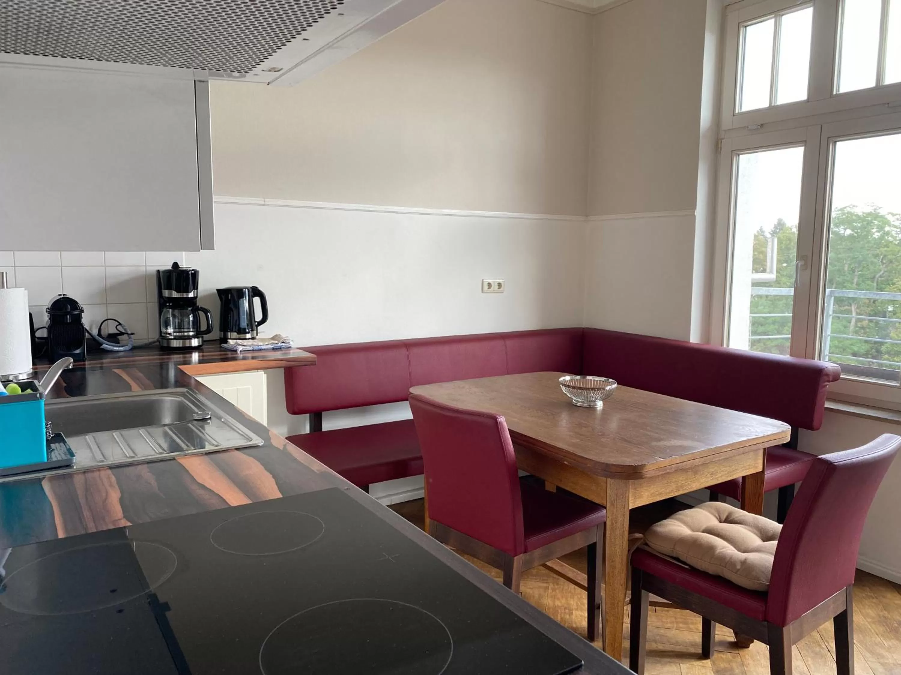 Kitchen or kitchenette in Jahrhunderthotel Leipzig