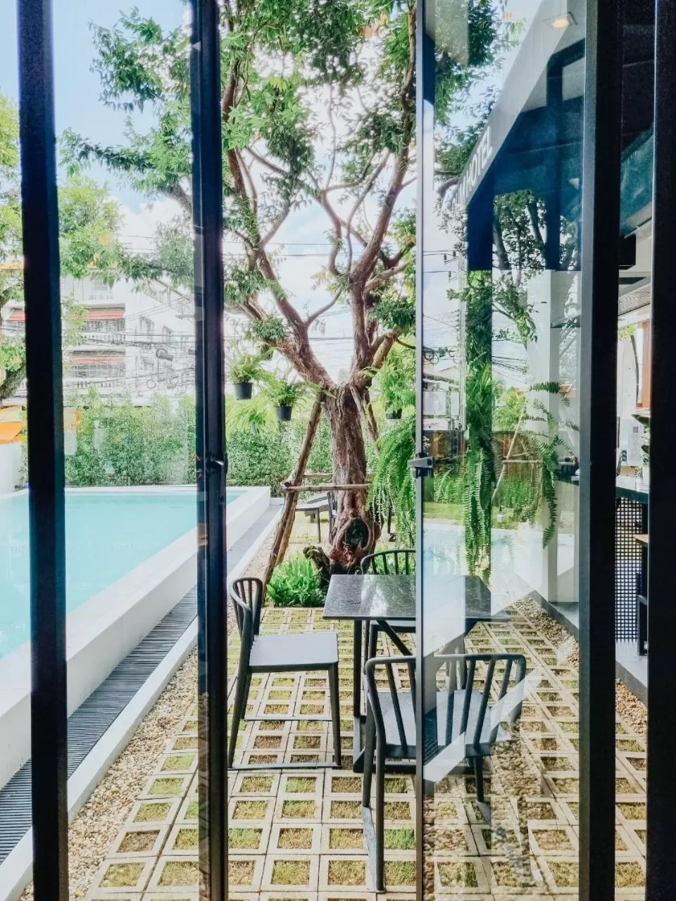 Lobby or reception in DUM Hotel - Si Phum