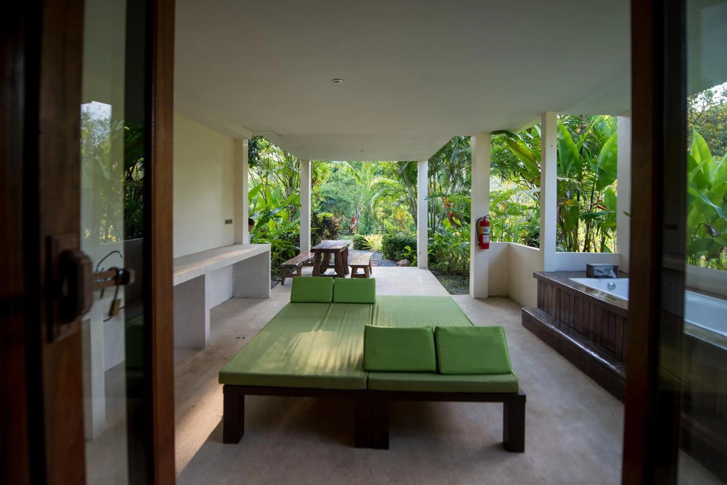 Seating area in Wareerak Hot Spring & Wellness- SHA Extra Plus