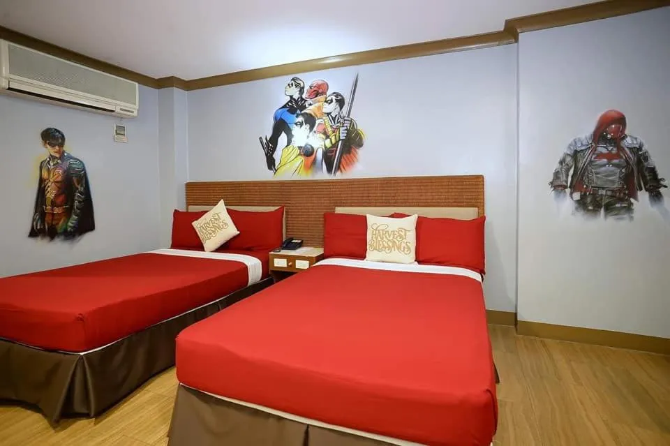 Bed in The Golden Pine Hotel