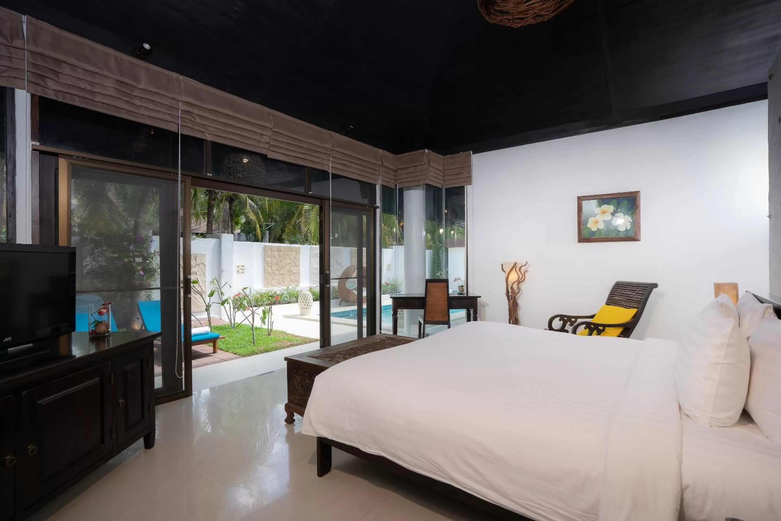 Bedroom, Bed in Dhevan Dara Resort & Spa Hua Hin - Pool Villa