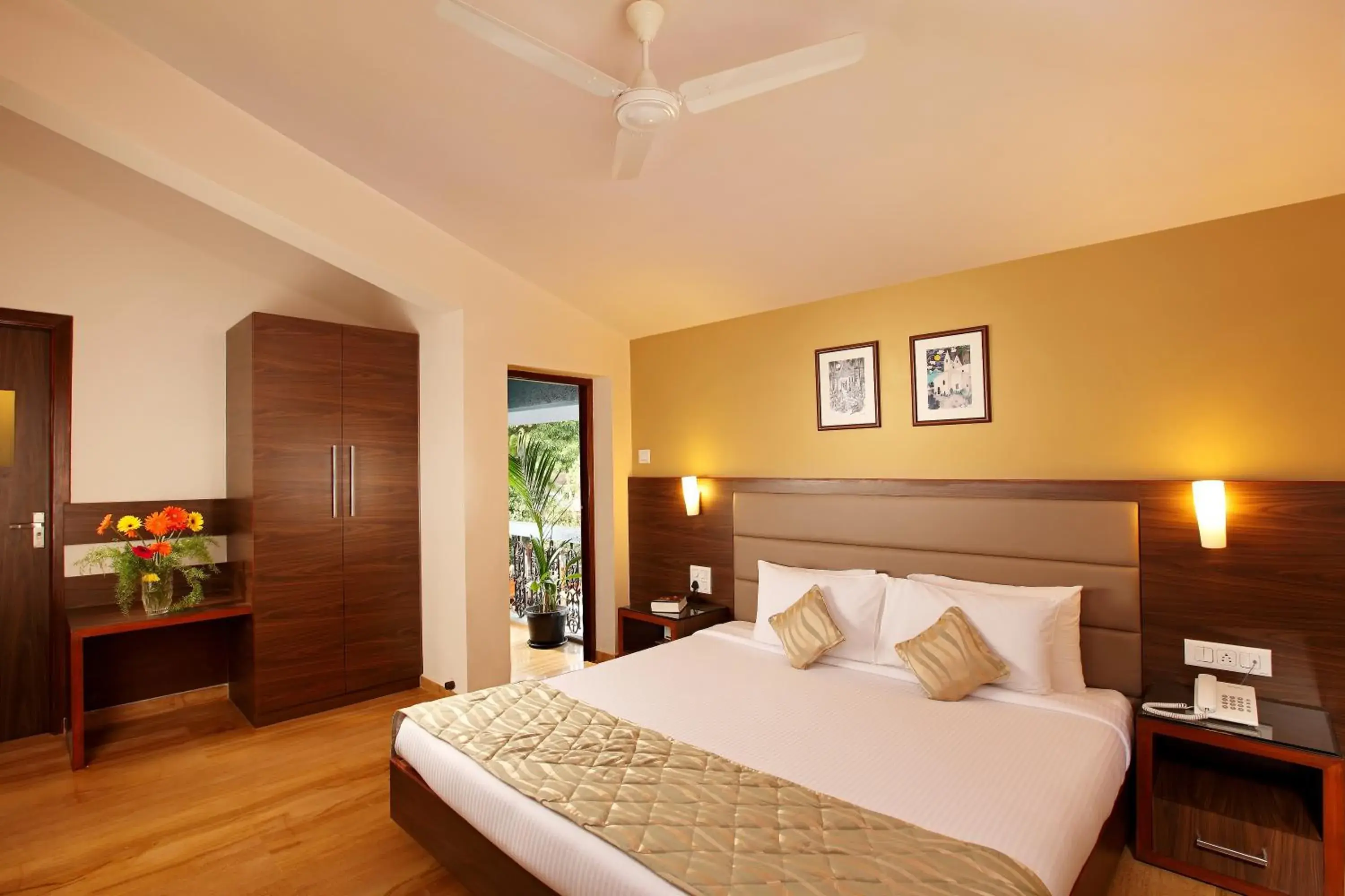 Standard Double Room - single occupancy - Village View in The Hawaii Comforts Panjim Donapaula Standard Double Room - single occupancy - Village View in The Hawaii Comforts Panjim Donapaula
