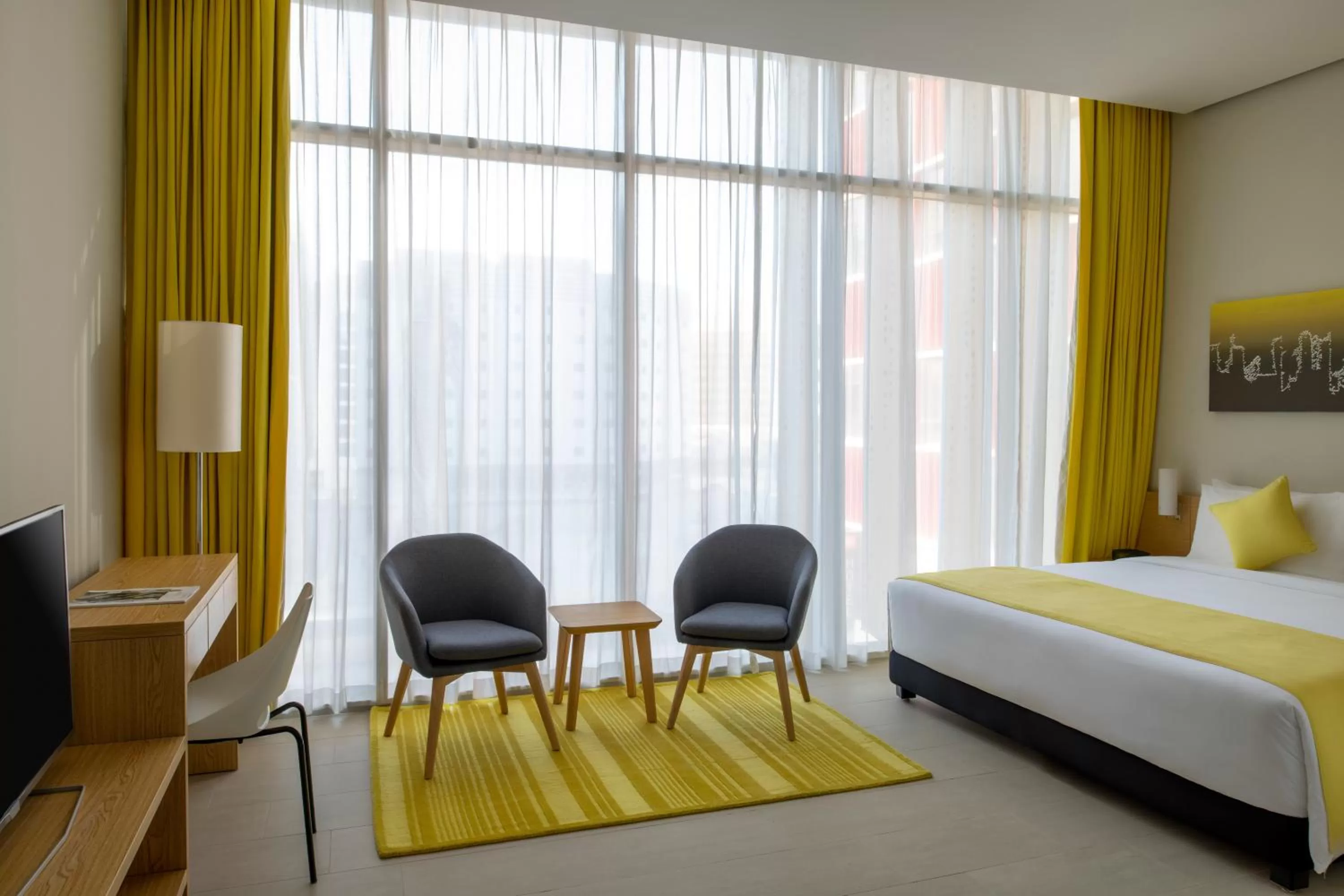 Property building, Bed in Adagio Doha