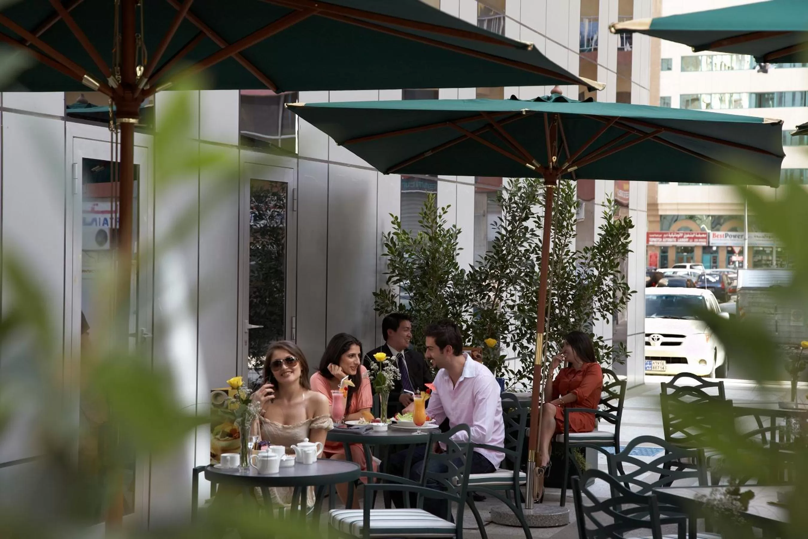 Patio in Al Manzel Hotel Apartments