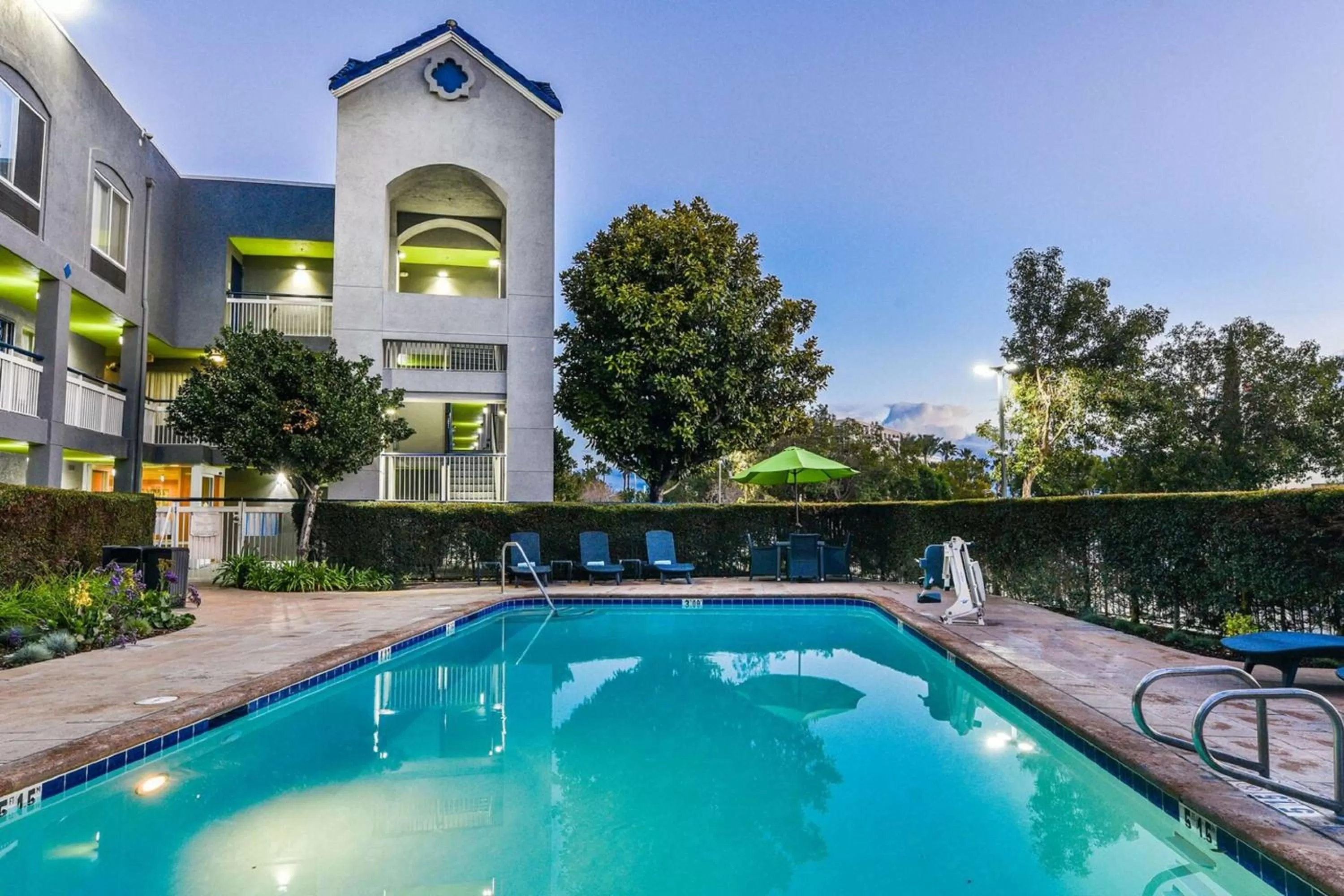 On site in SureStay Hotel by Best Western Ontario Airport