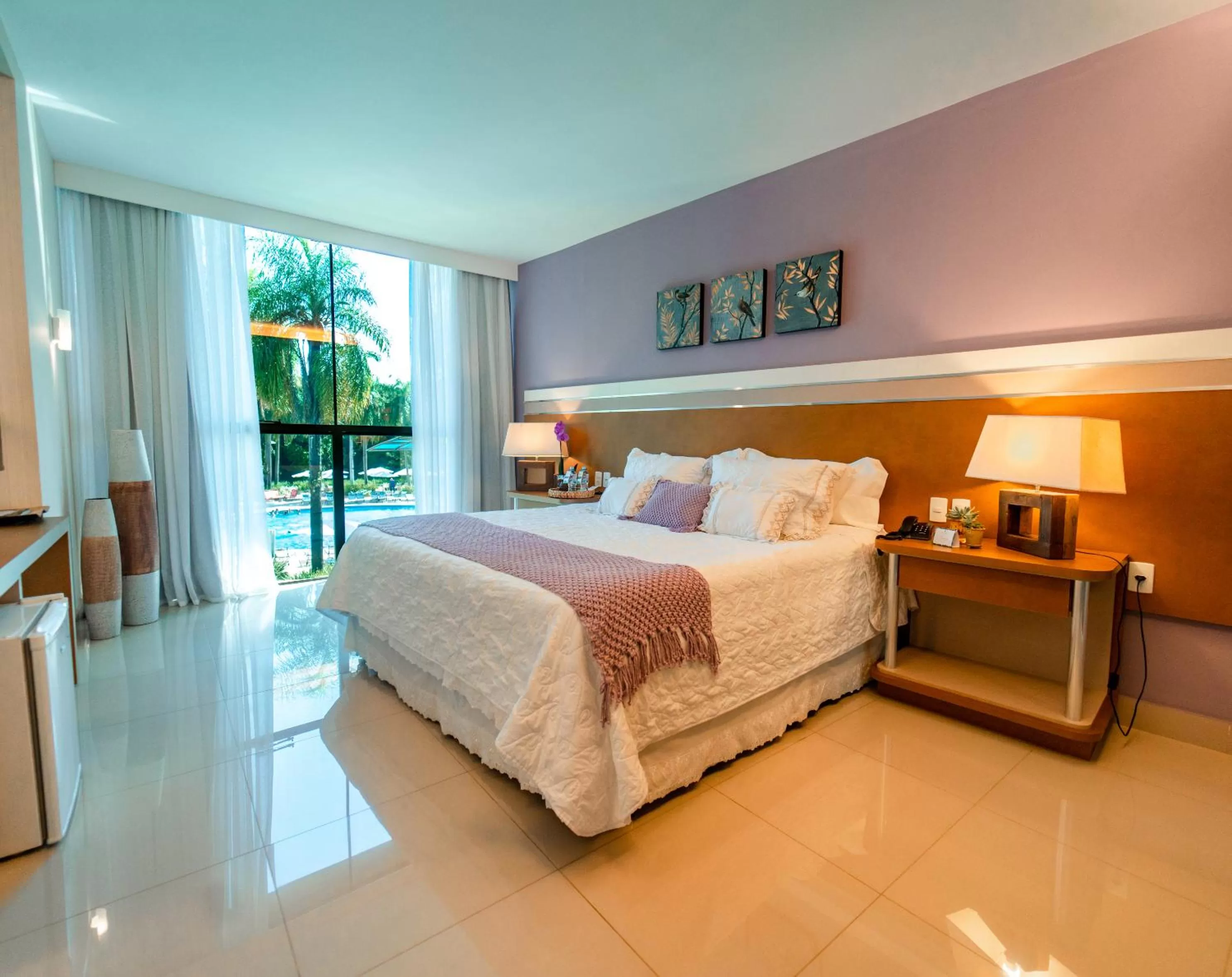 Bed in Vivaz Cataratas Hotel Resort