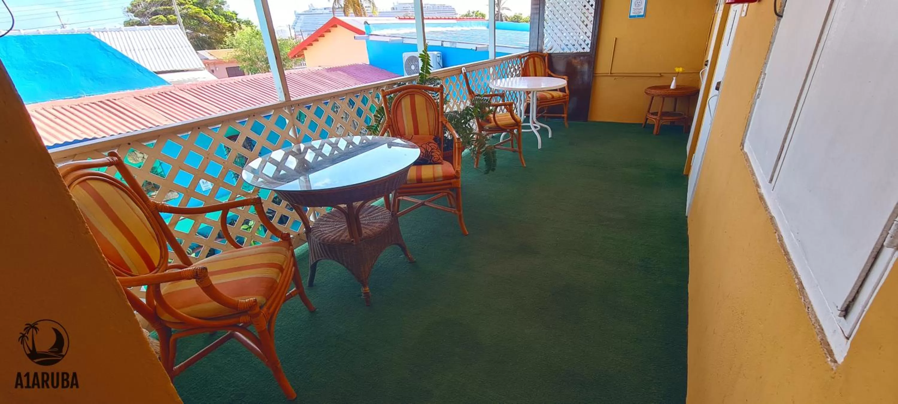 Balcony/Terrace in A1 Apartments Aruba