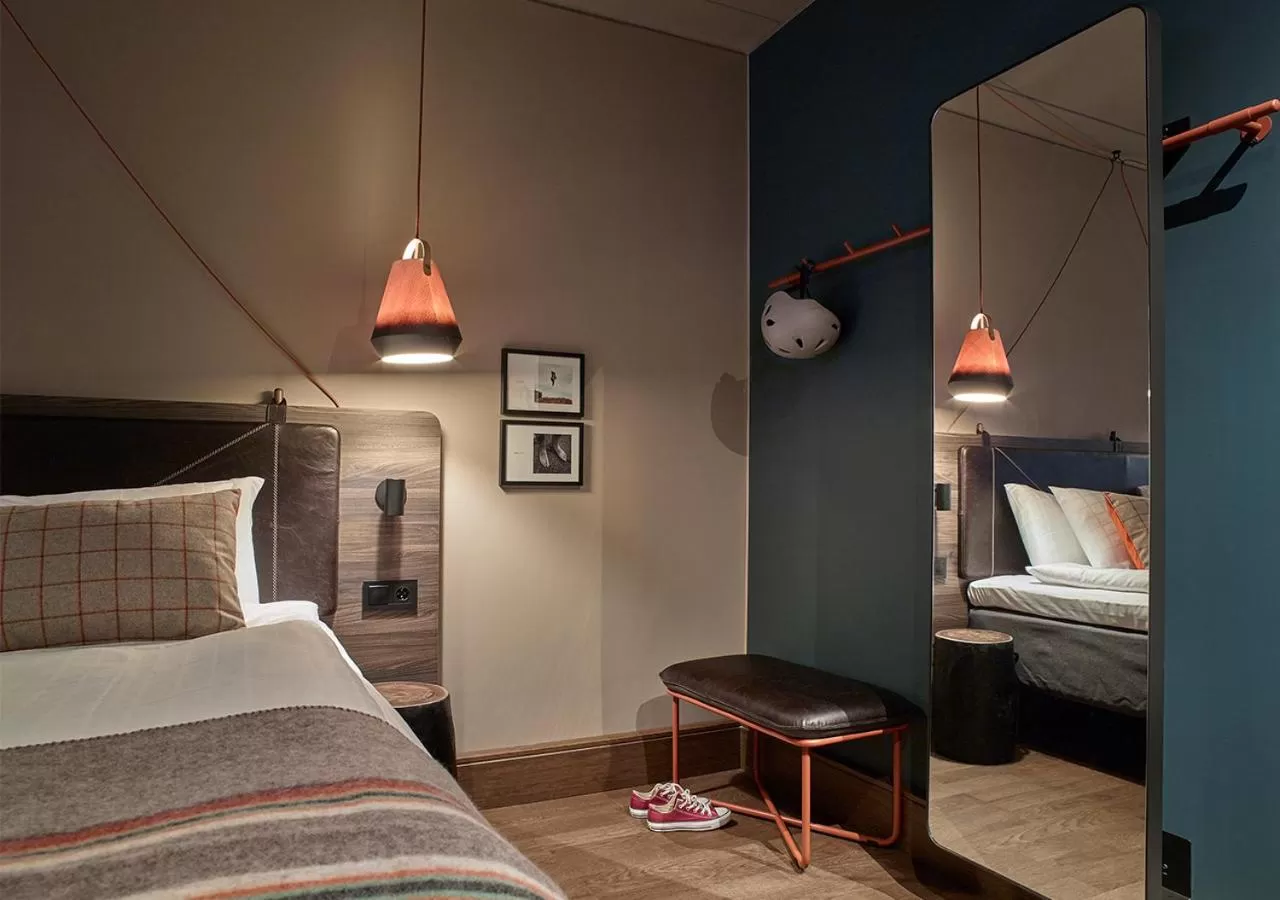 Bedroom, Bed in Downtown Camper by Scandic