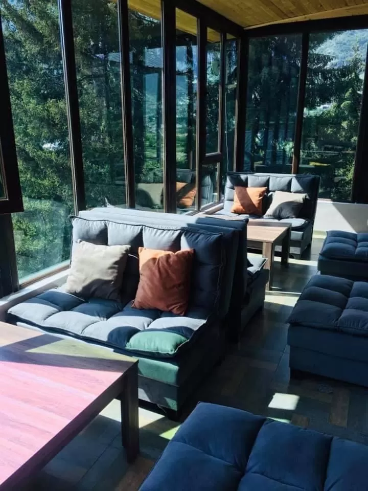 Lounge or bar in Hotel Shgedi Mestia