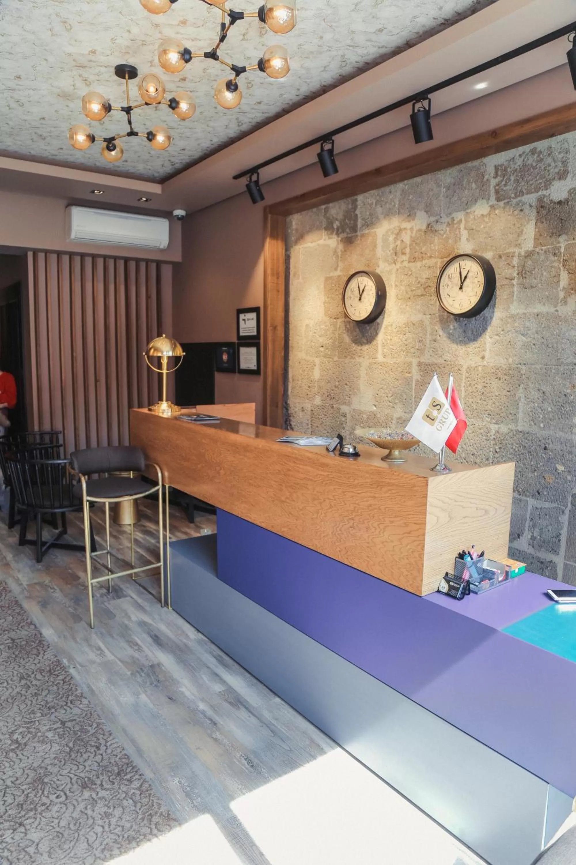 Lobby or reception in TS Park Hotel