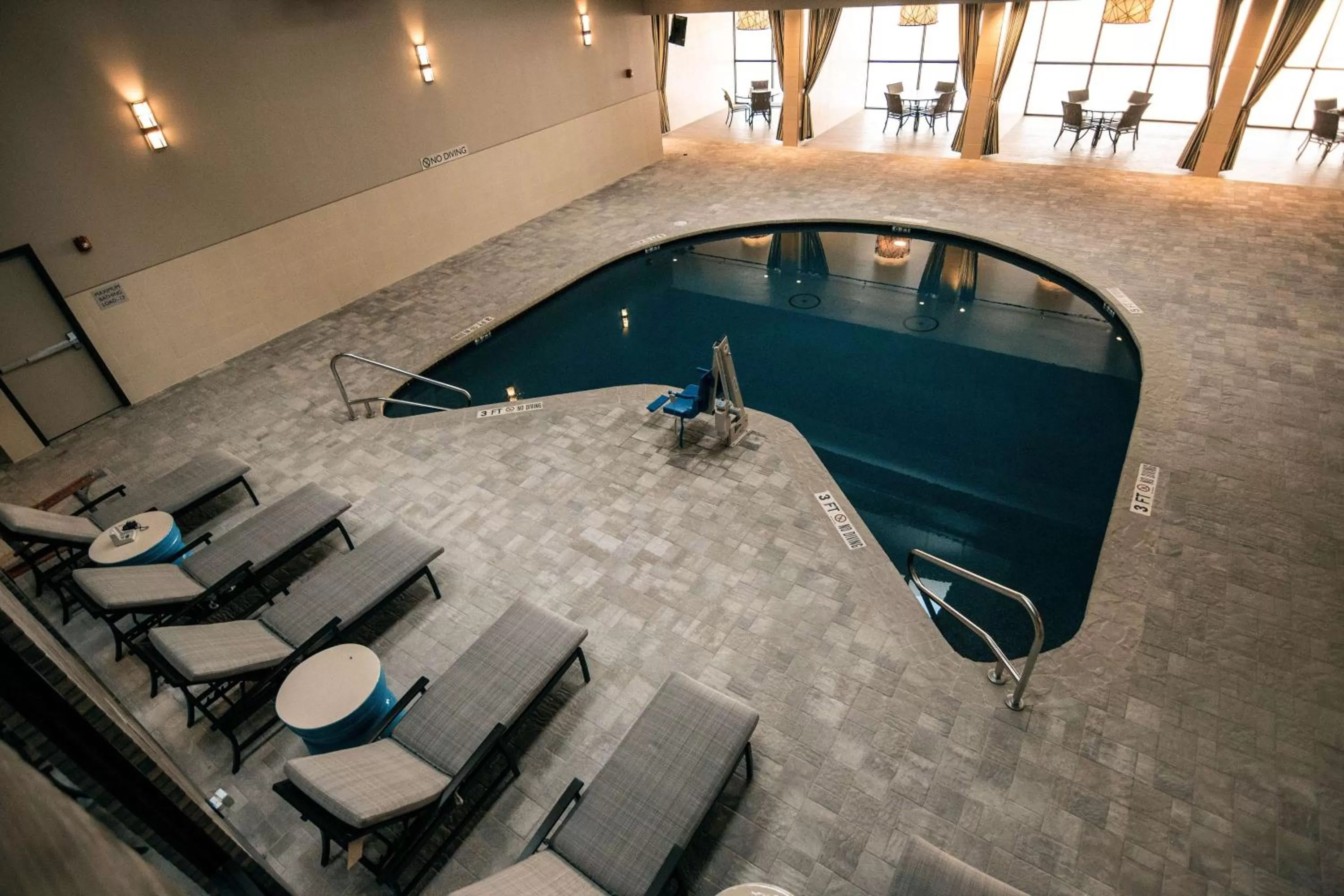 Pool view in Doubletree By Hilton Lubbock - University Area