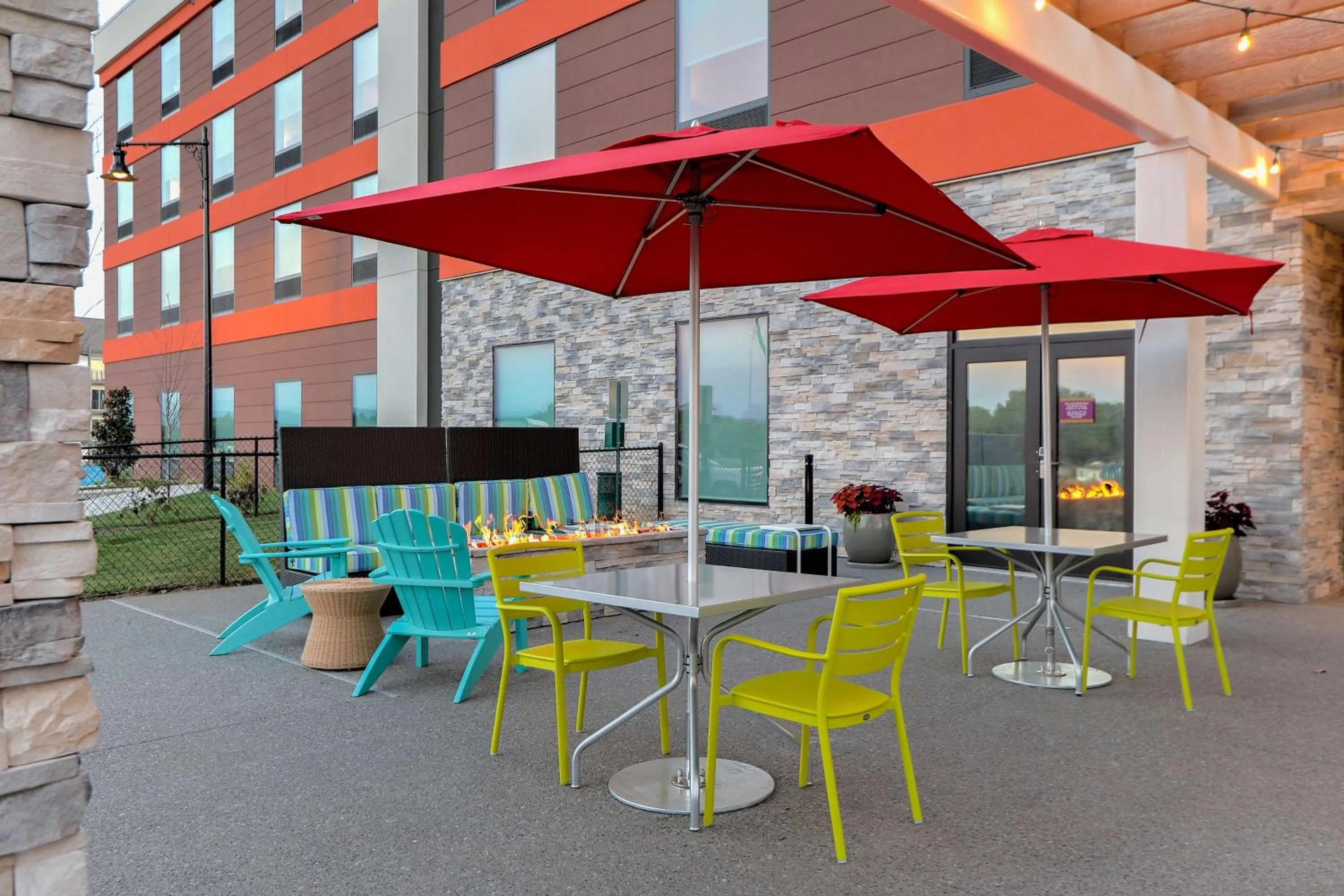Patio in Home2 Suites By Hilton Alcoa Knoxville Airport