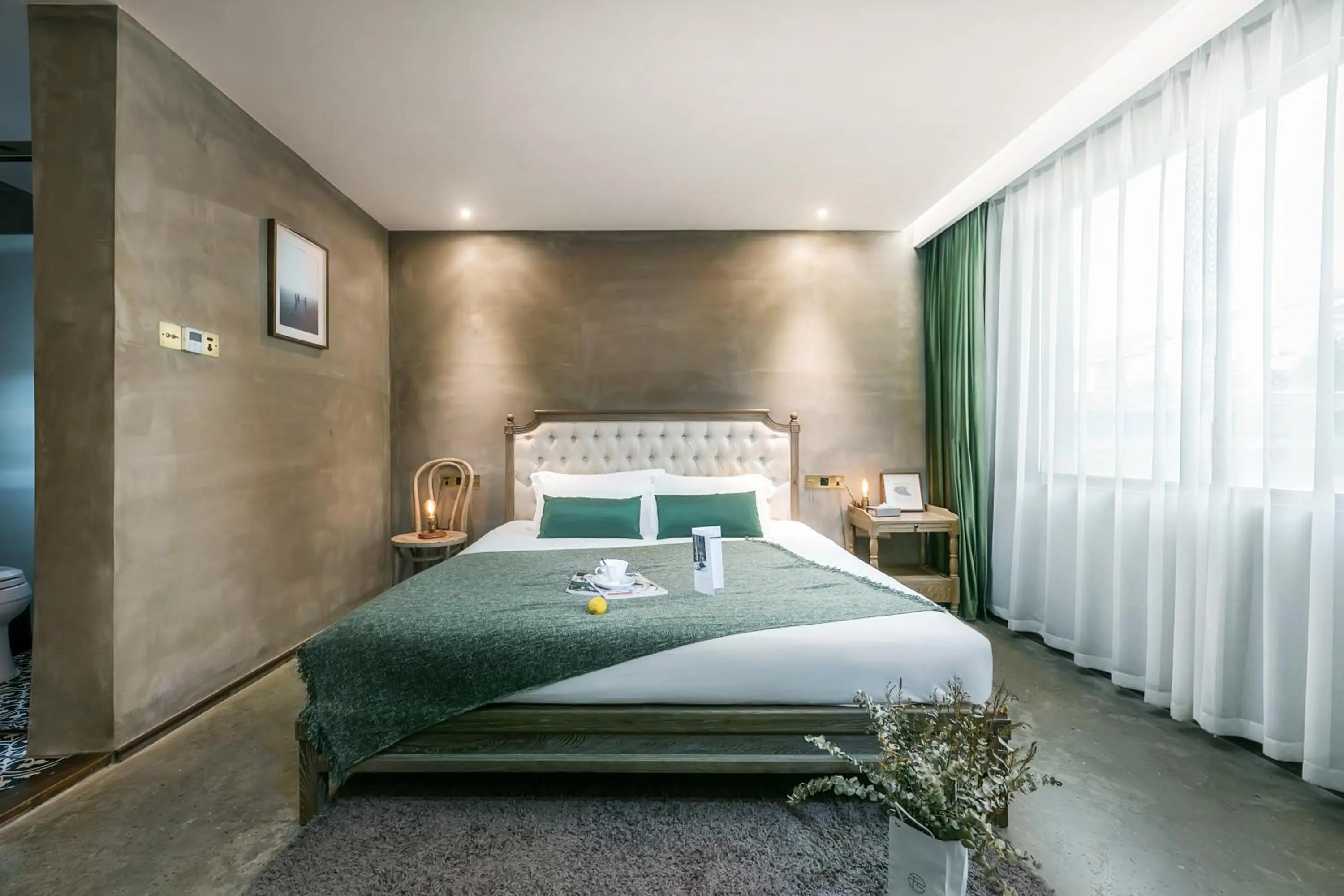 Bed in Suzhou Unique Space Design Art Hotel