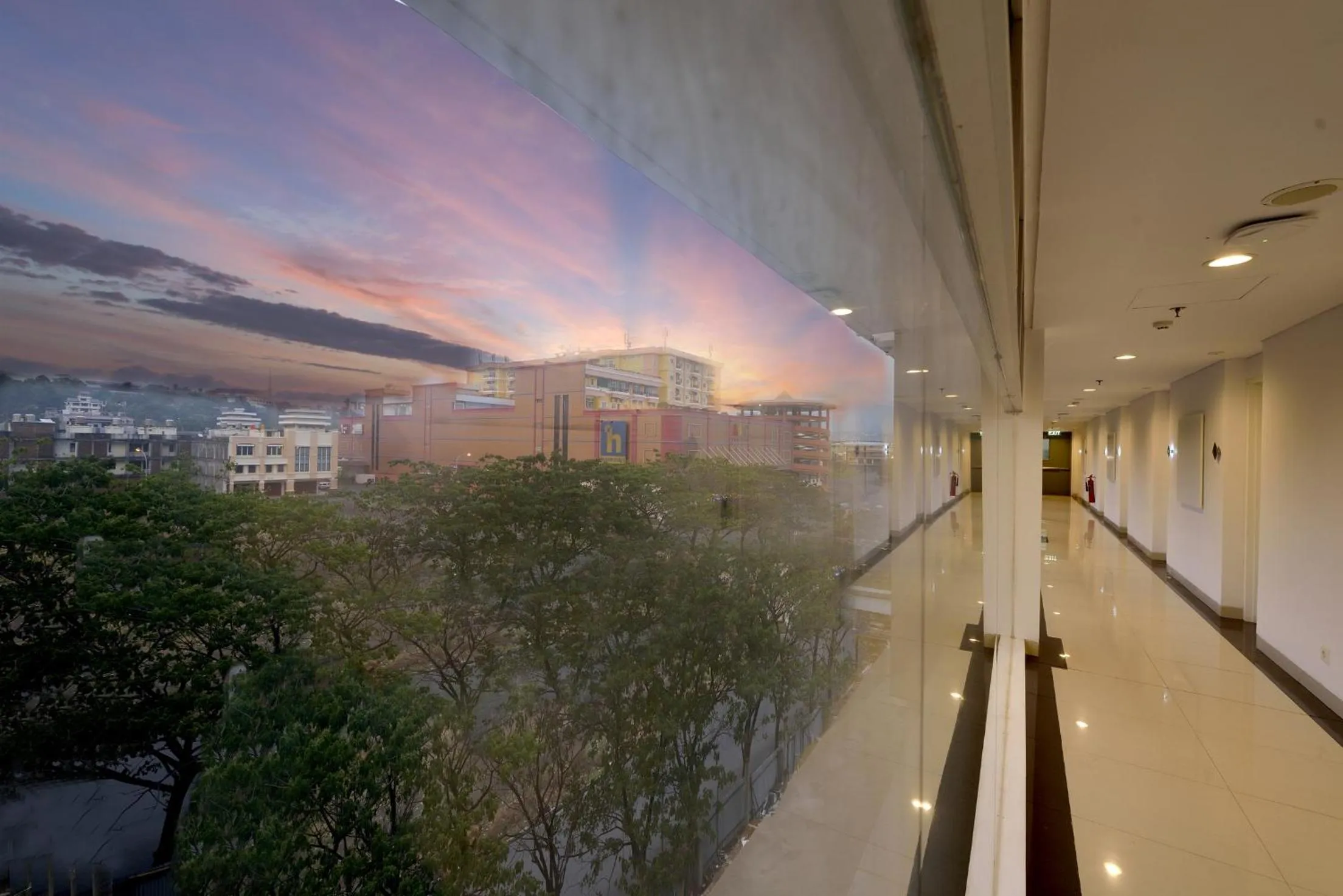 City view in Whiz Prime Hotel Megamas Manado