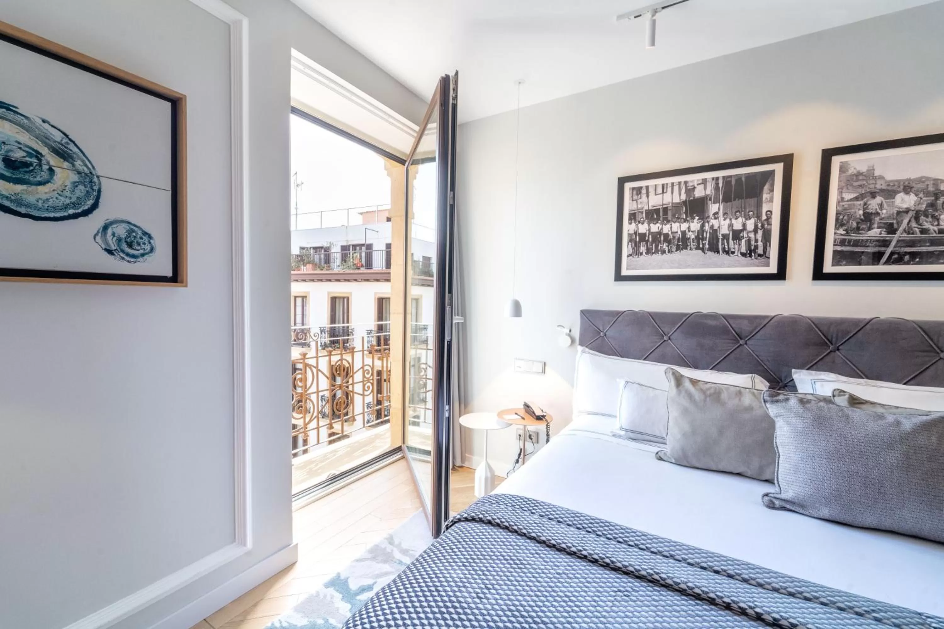 View (from property/room), Bed in Lasala Plaza Hotel - Adults Only