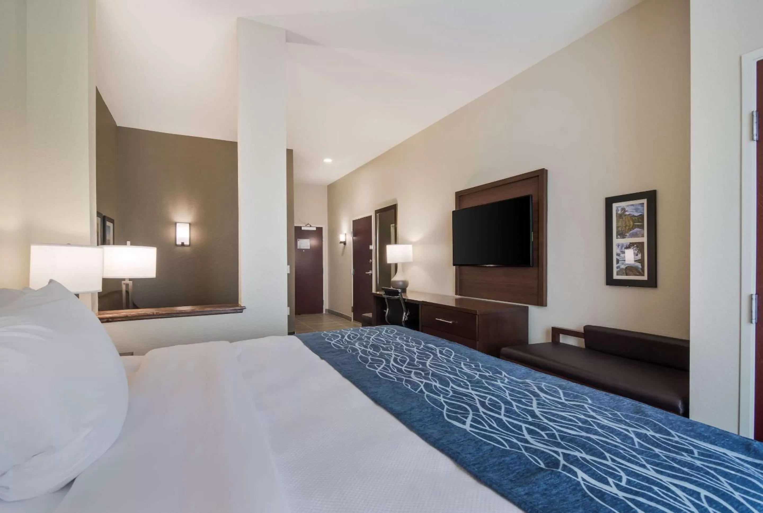 Photo of the whole room, Bed in Comfort Inn & Suites Rock Hill Northeast