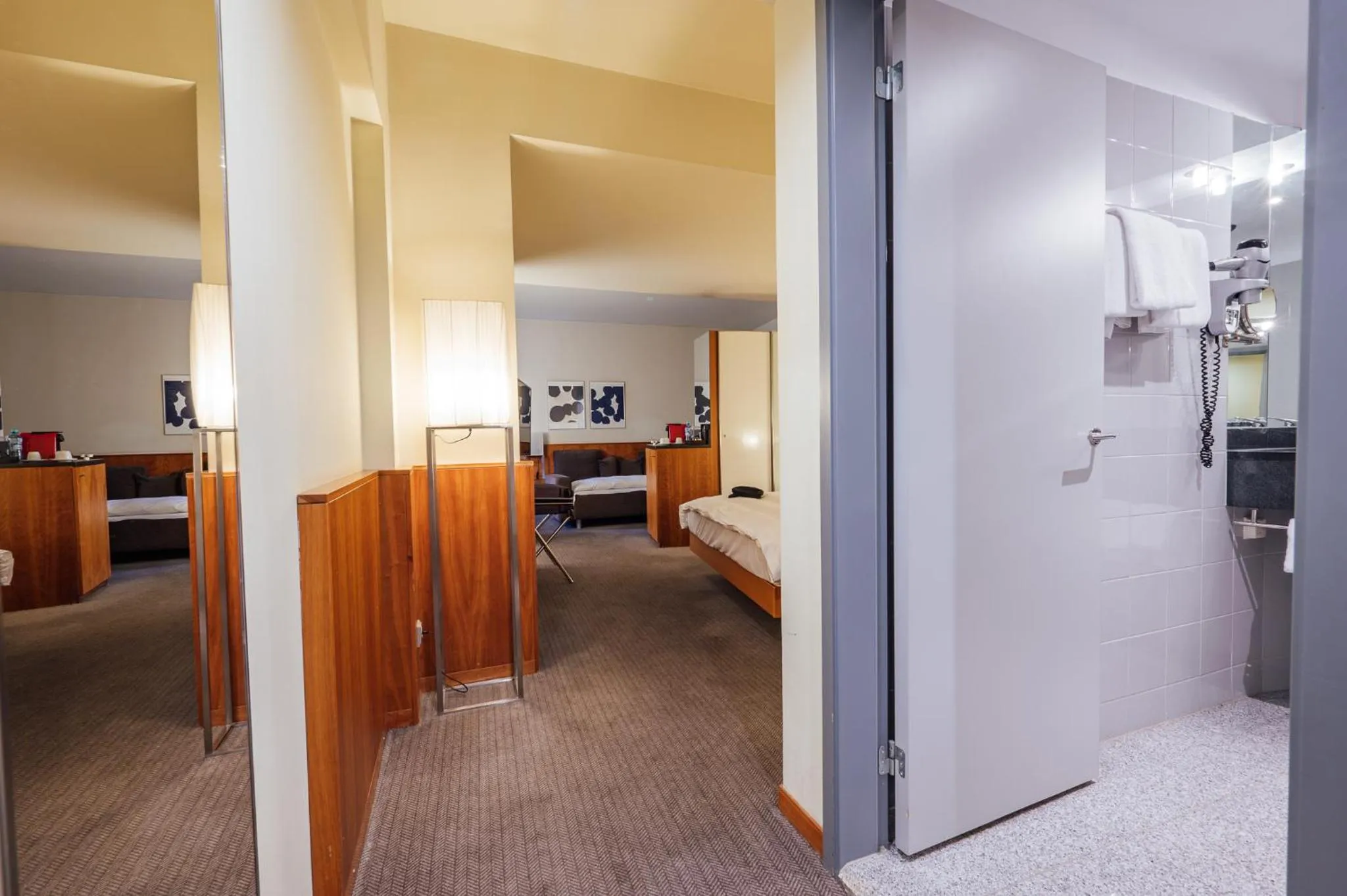 Decorative detail, Bed in Peakture Hotel