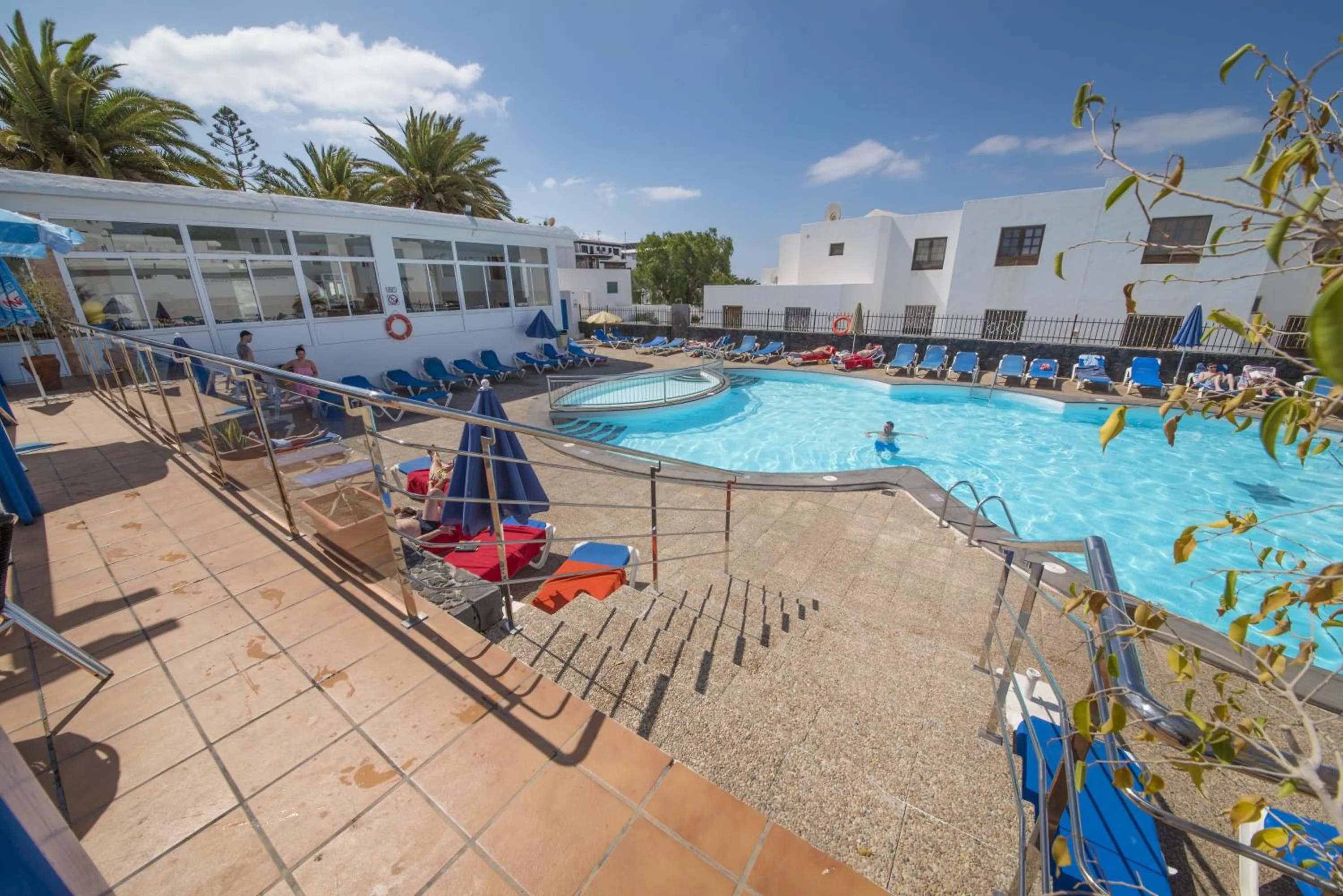 Pool view in Apartamentos Jable Bermudas